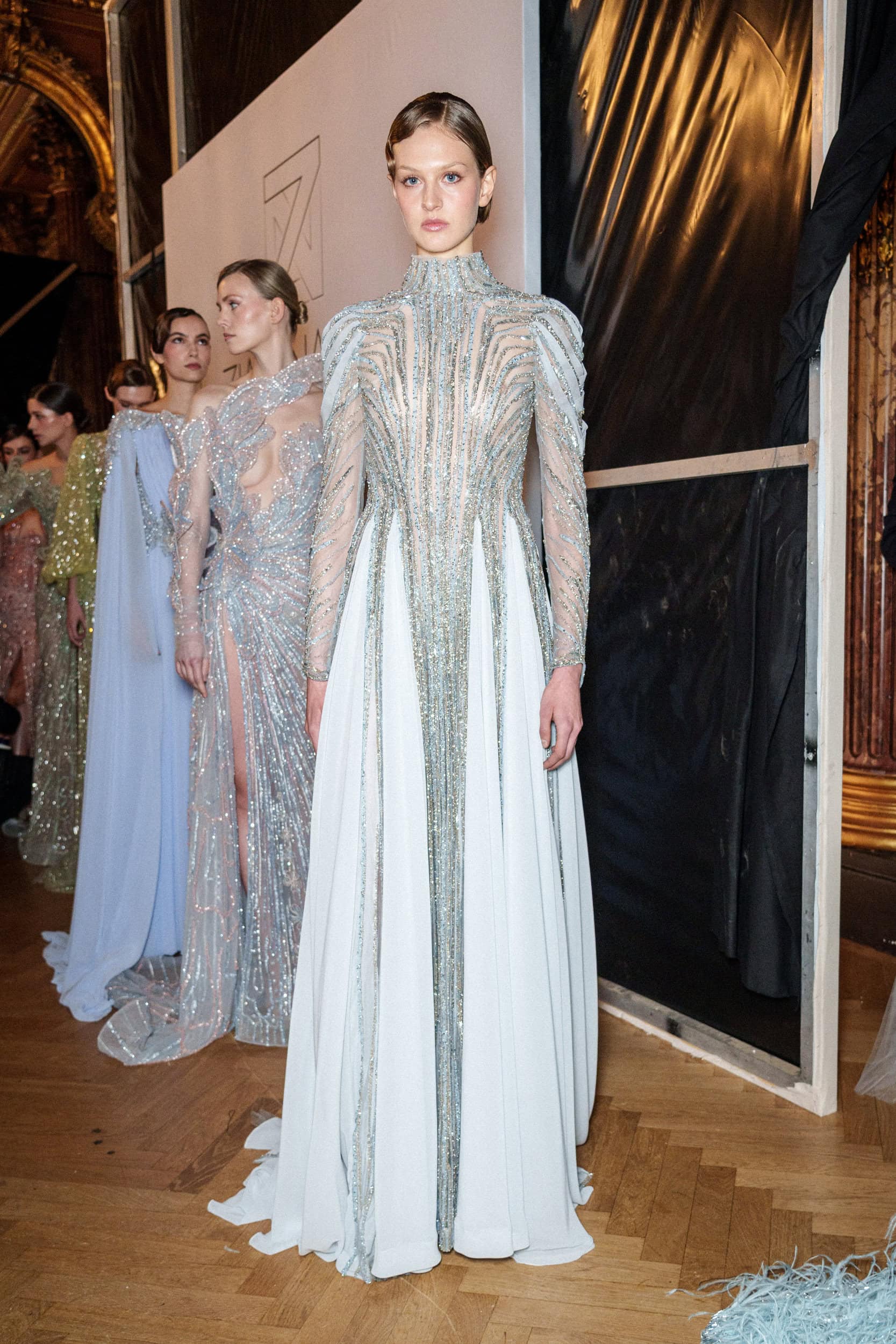 Ziad Nakad Spring 2025 Couture Fashion Show Backstage