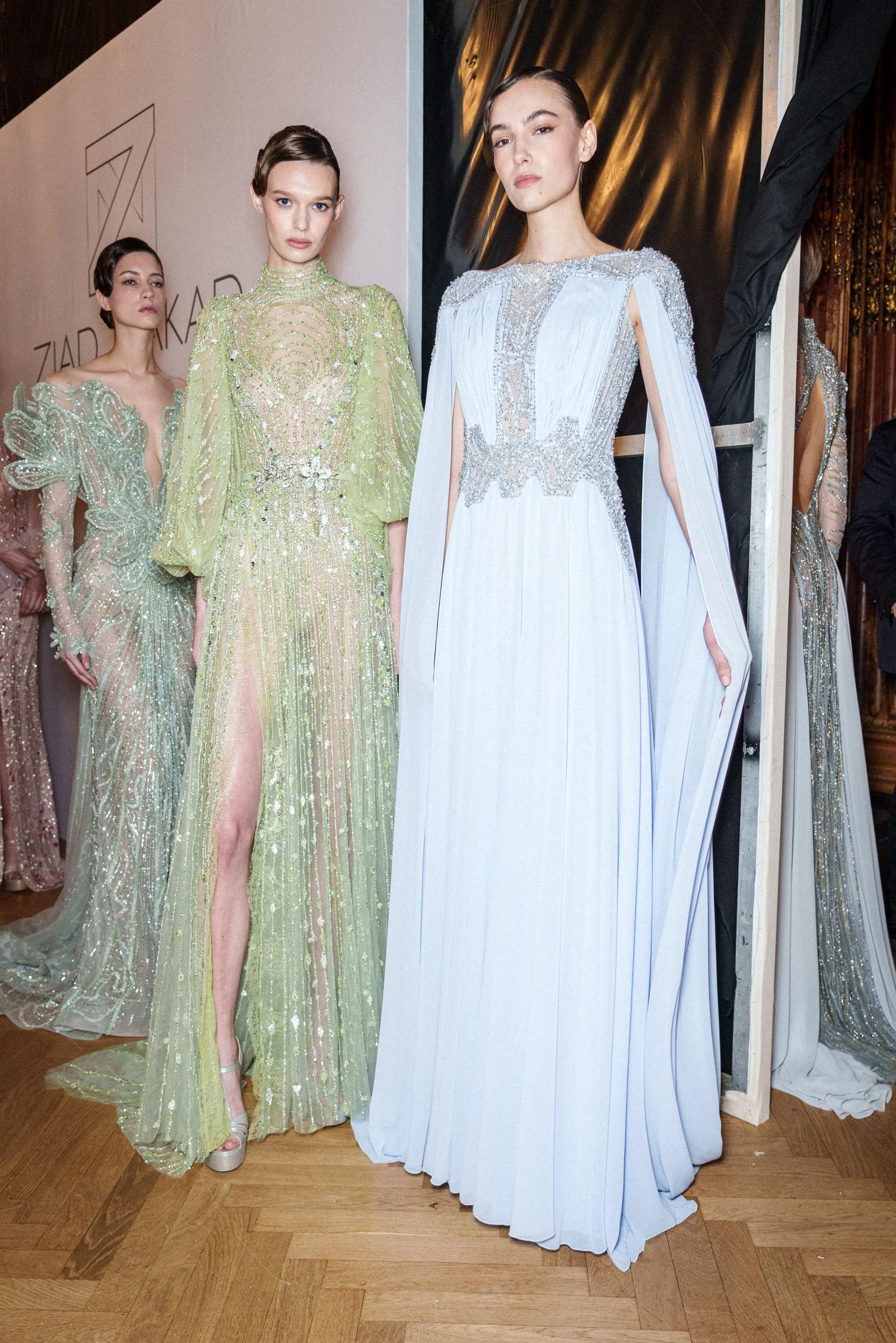 Ziad Nakad Spring 2025 Couture Fashion Show Backstage