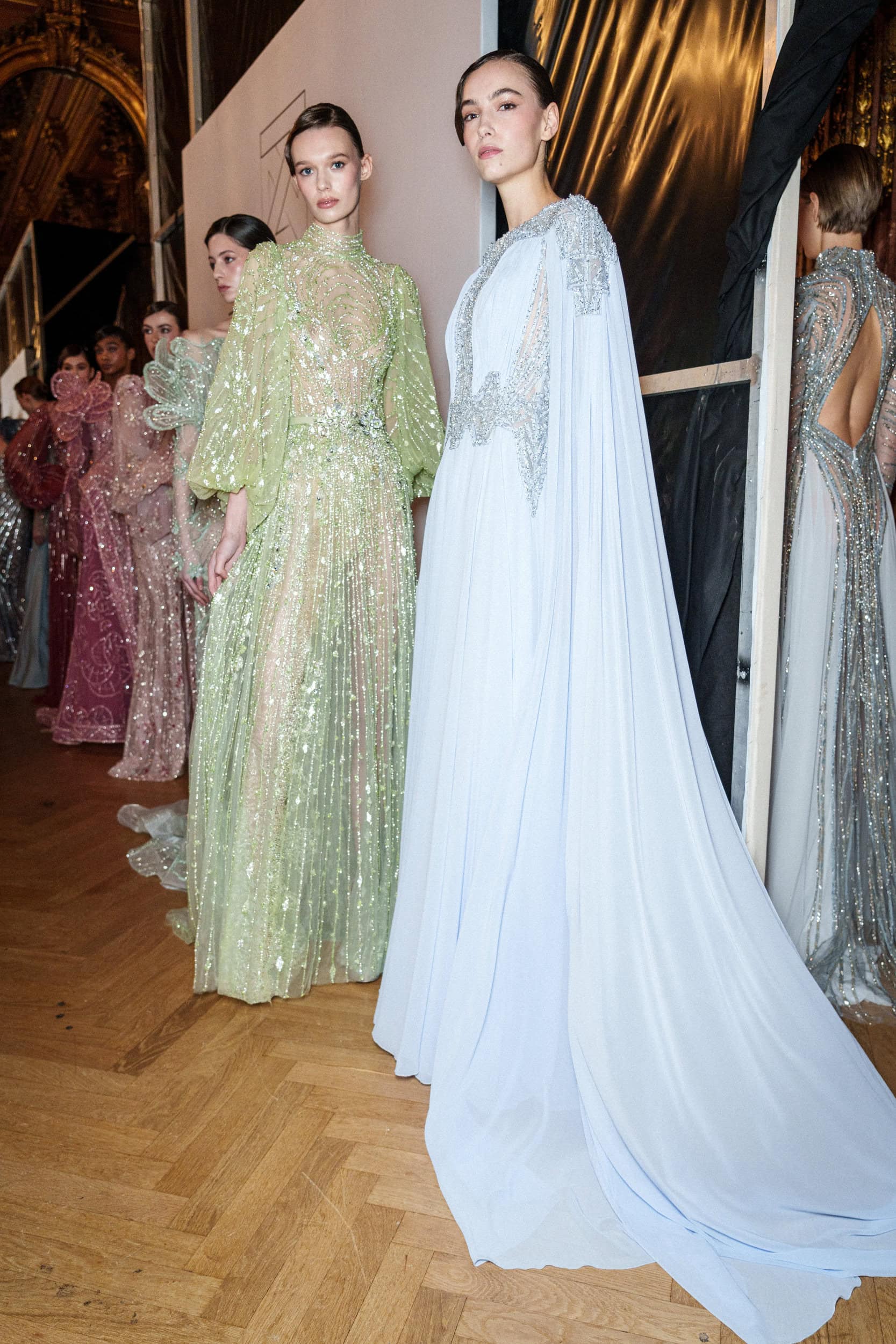 Ziad Nakad Spring 2025 Couture Fashion Show Backstage