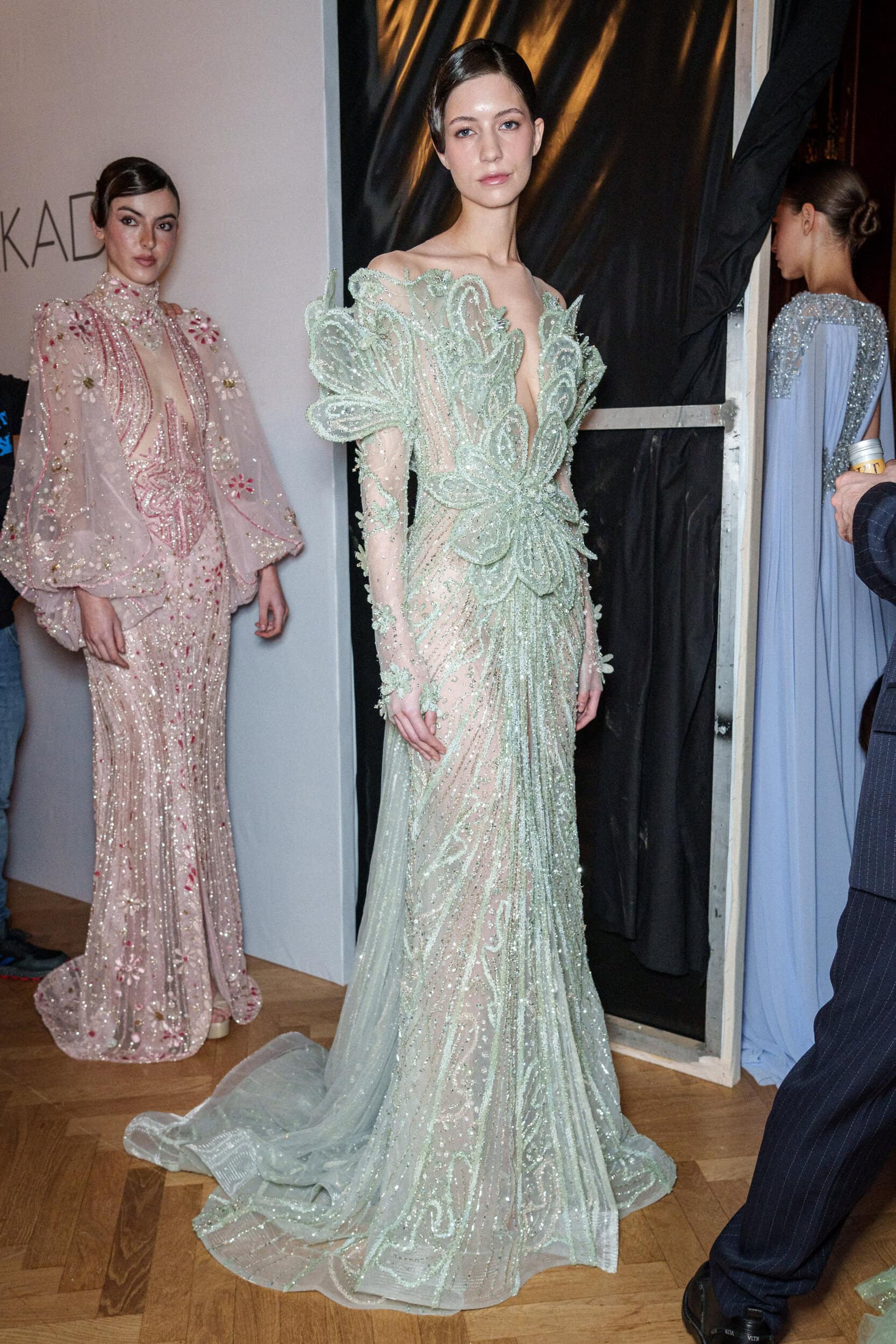 Ziad Nakad Spring 2025 Couture Fashion Show Backstage