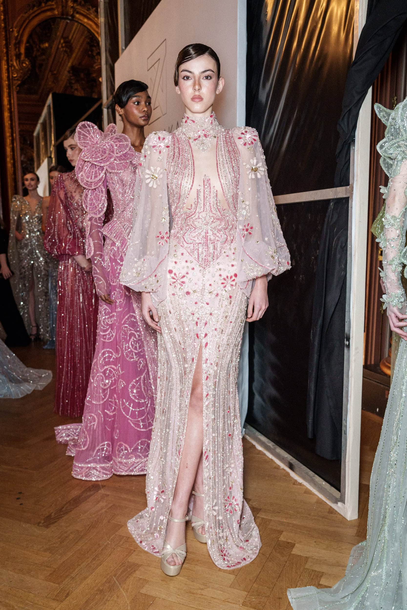 Ziad Nakad Spring 2025 Couture Fashion Show Backstage