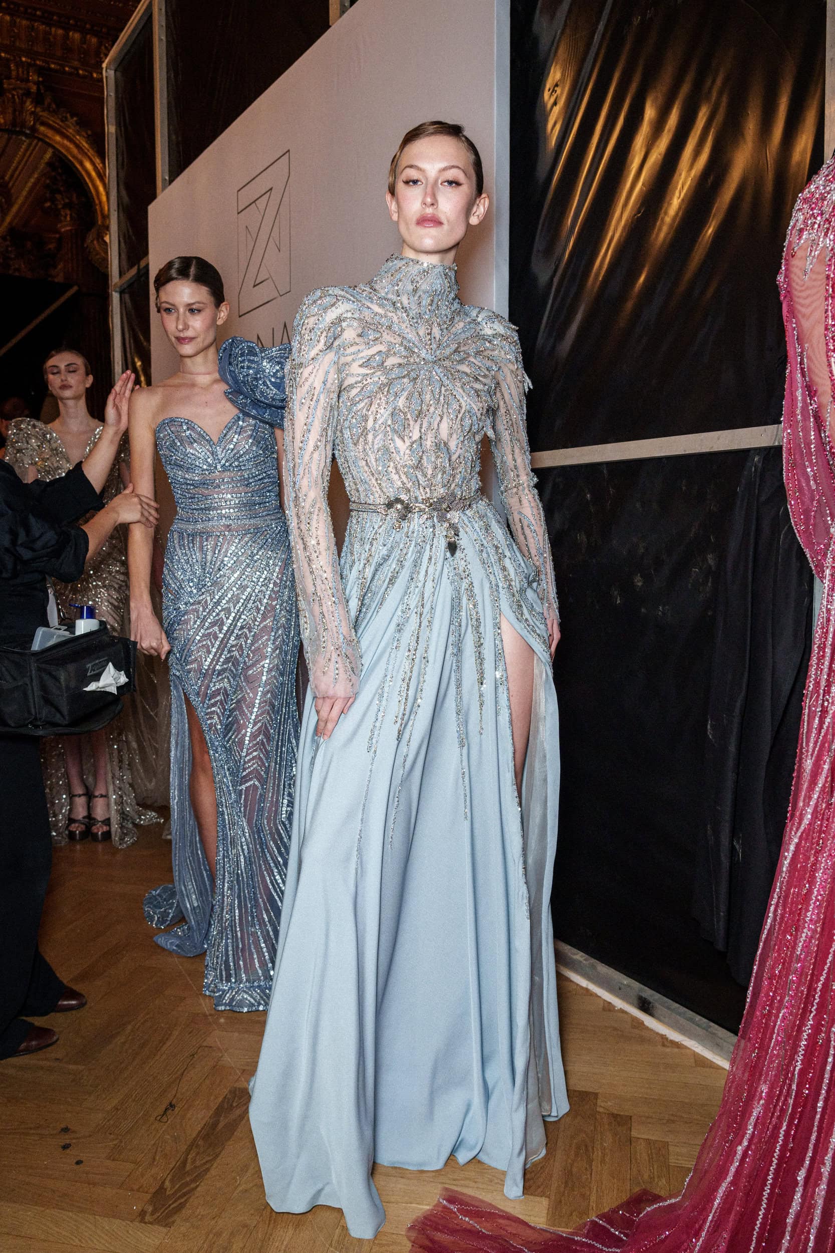 Ziad Nakad Spring 2025 Couture Fashion Show Backstage