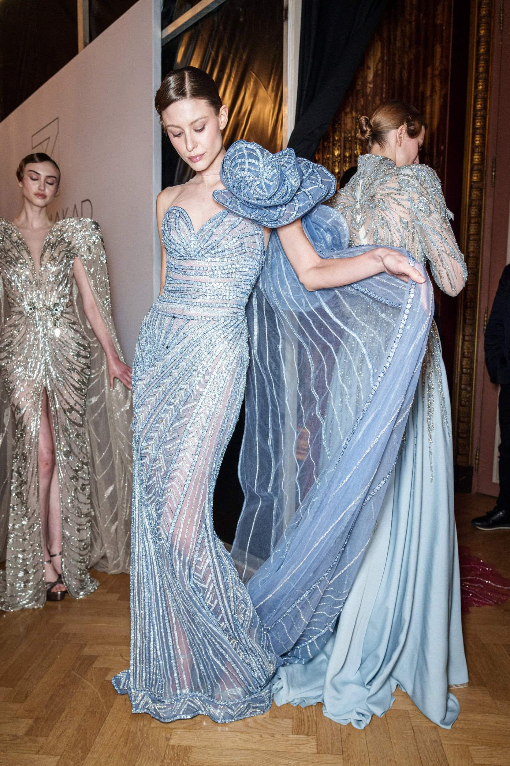 Ziad Nakad Spring 2025 Couture Fashion Show Backstage