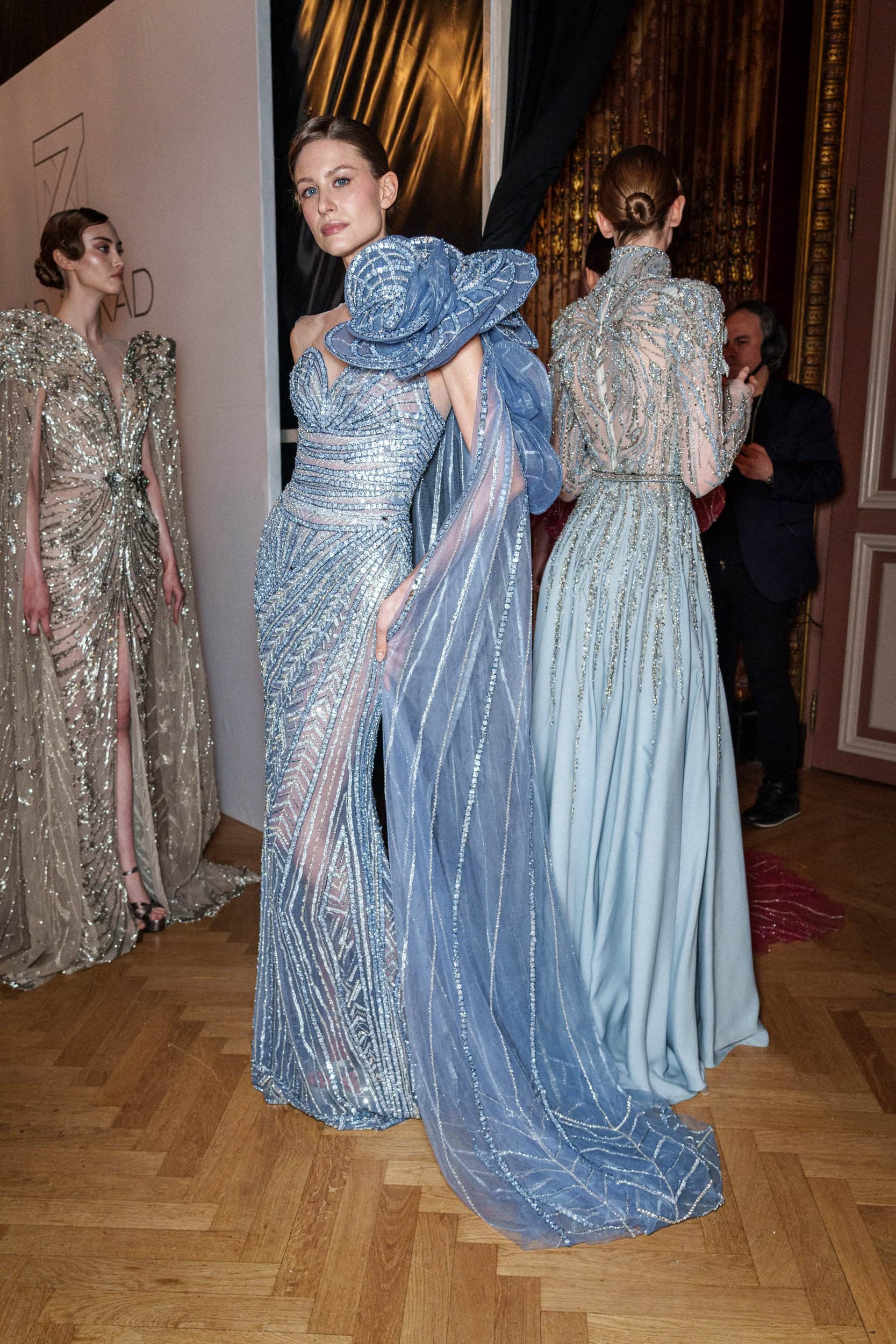 Ziad Nakad Spring 2025 Couture Fashion Show Backstage