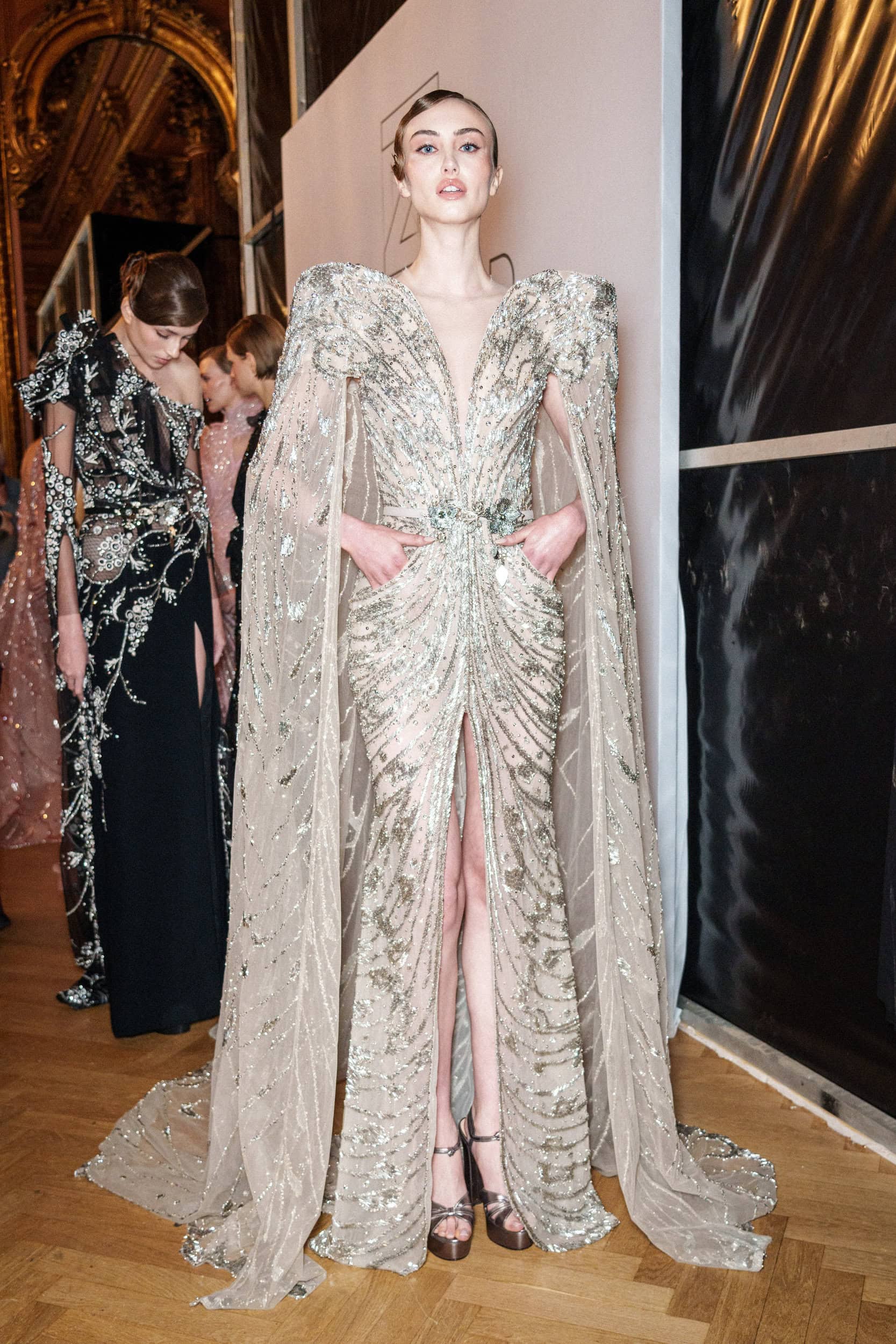 Ziad Nakad Spring 2025 Couture Fashion Show Backstage