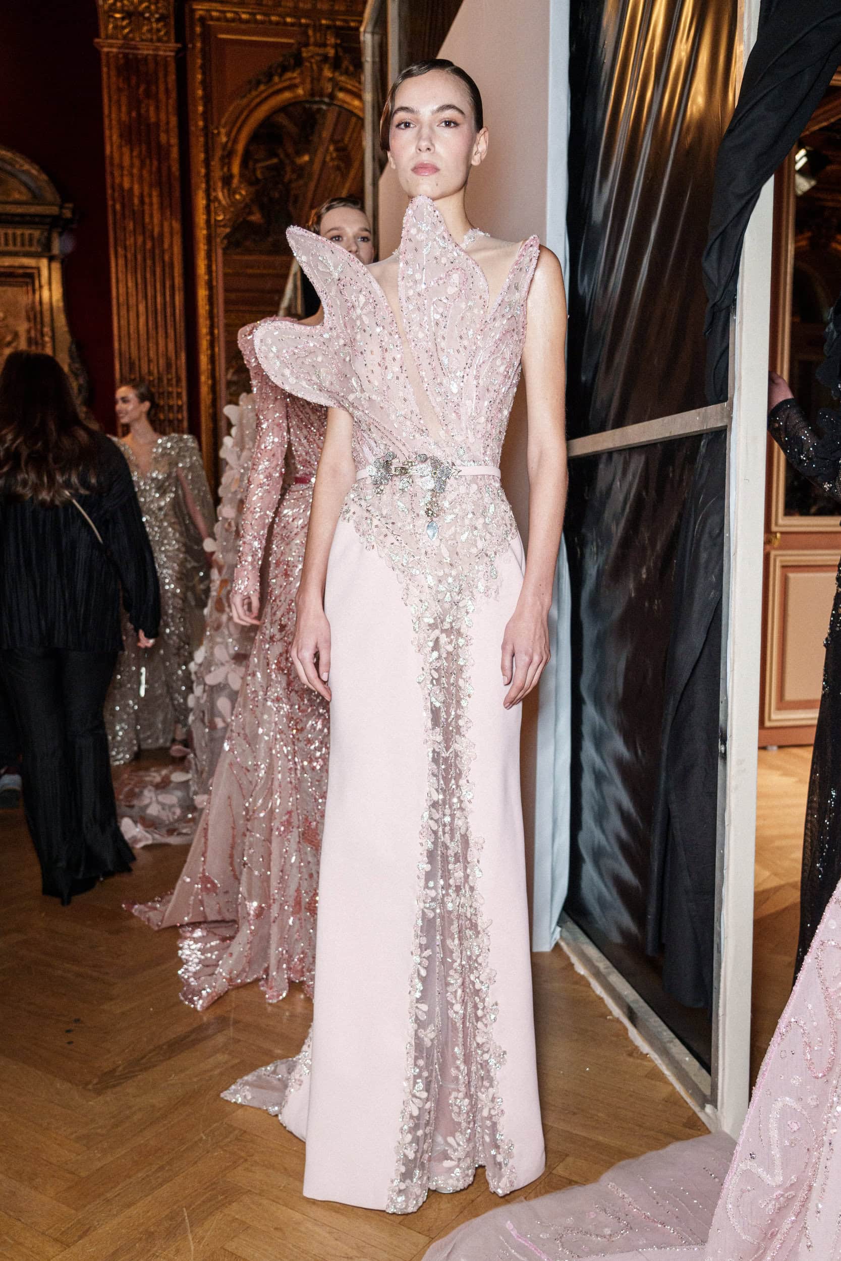 Ziad Nakad Spring 2025 Couture Fashion Show Backstage