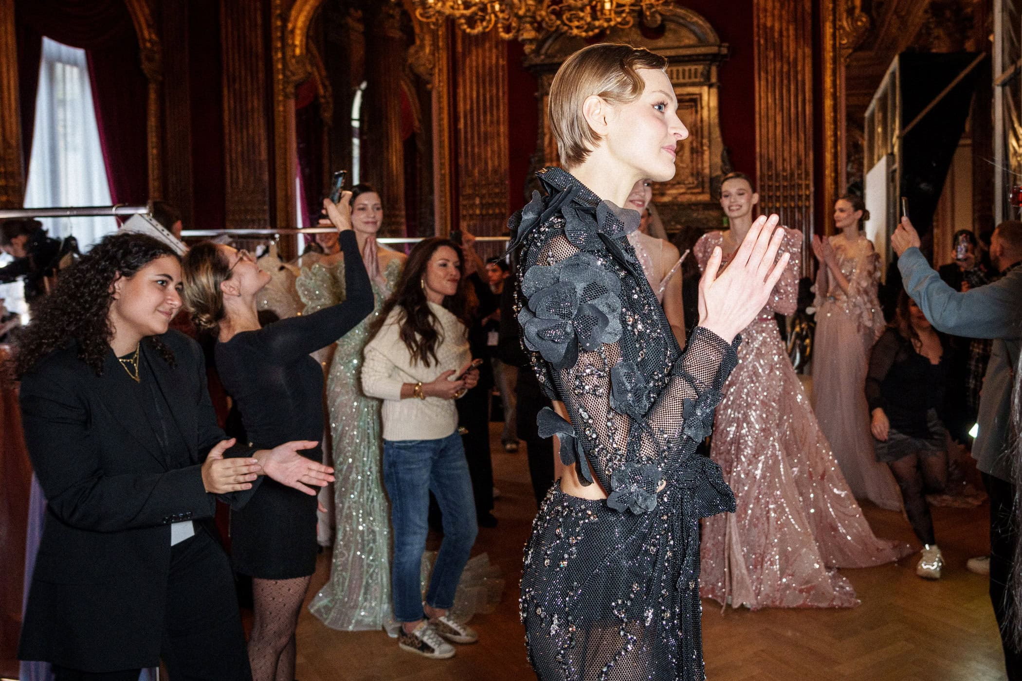 Ziad Nakad Spring 2025 Couture Fashion Show Backstage