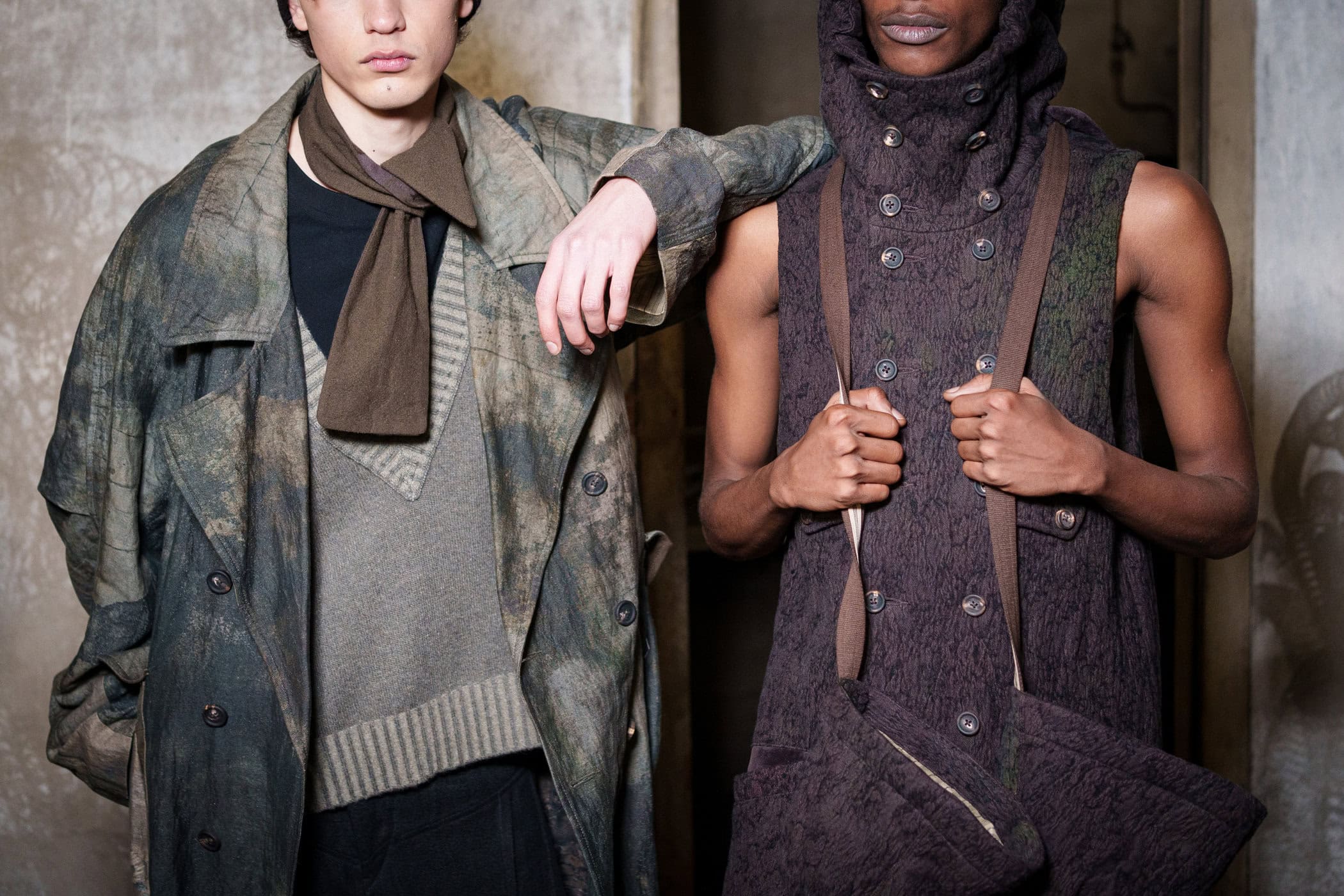 Ziggy Chen Fall 2025 Men’s Fashion Show Backstage