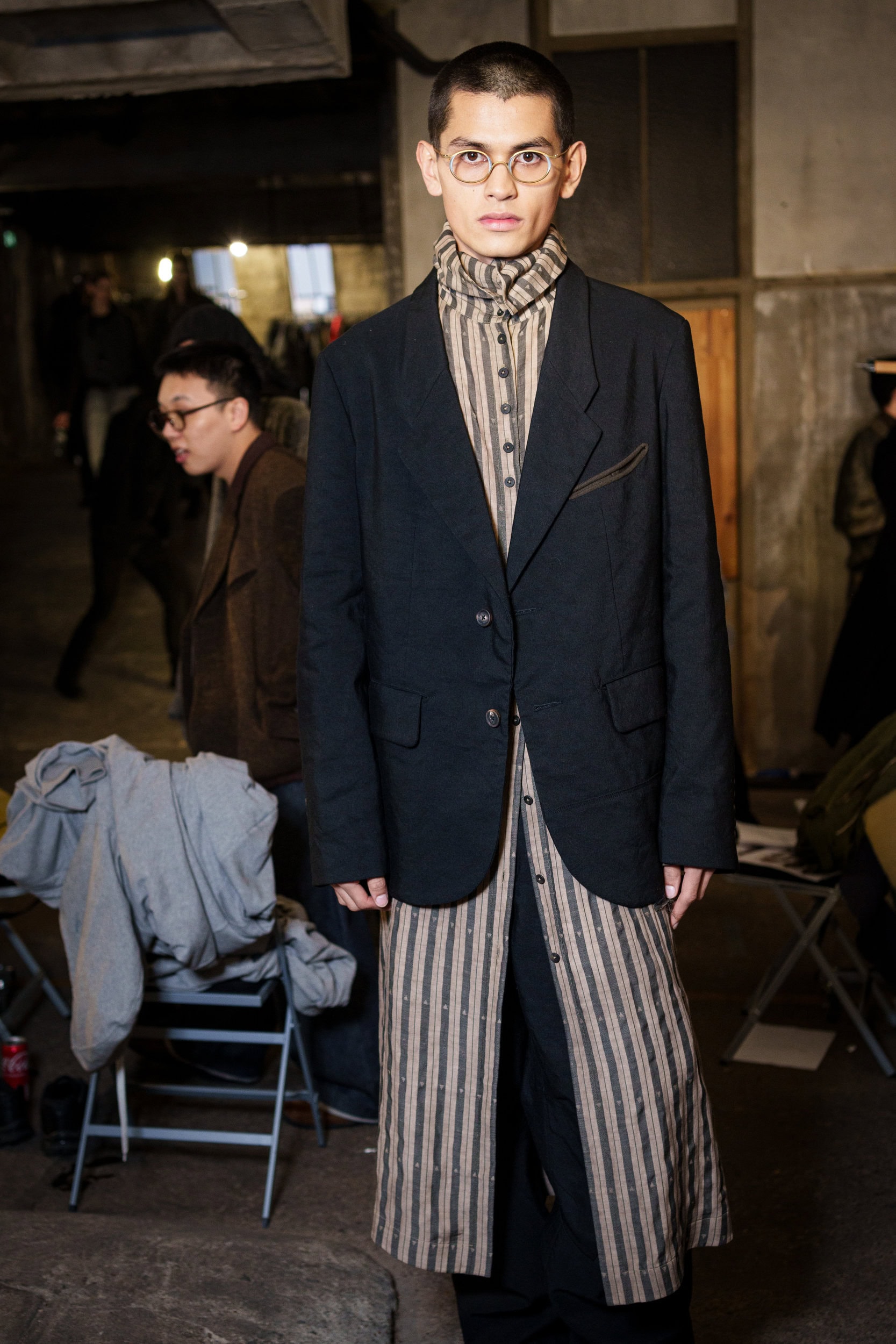 Ziggy Chen Fall 2025 Men’s Fashion Show Backstage