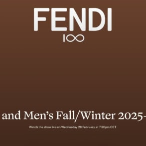 Watch Fendi Fall 2025 Fashion Show Live