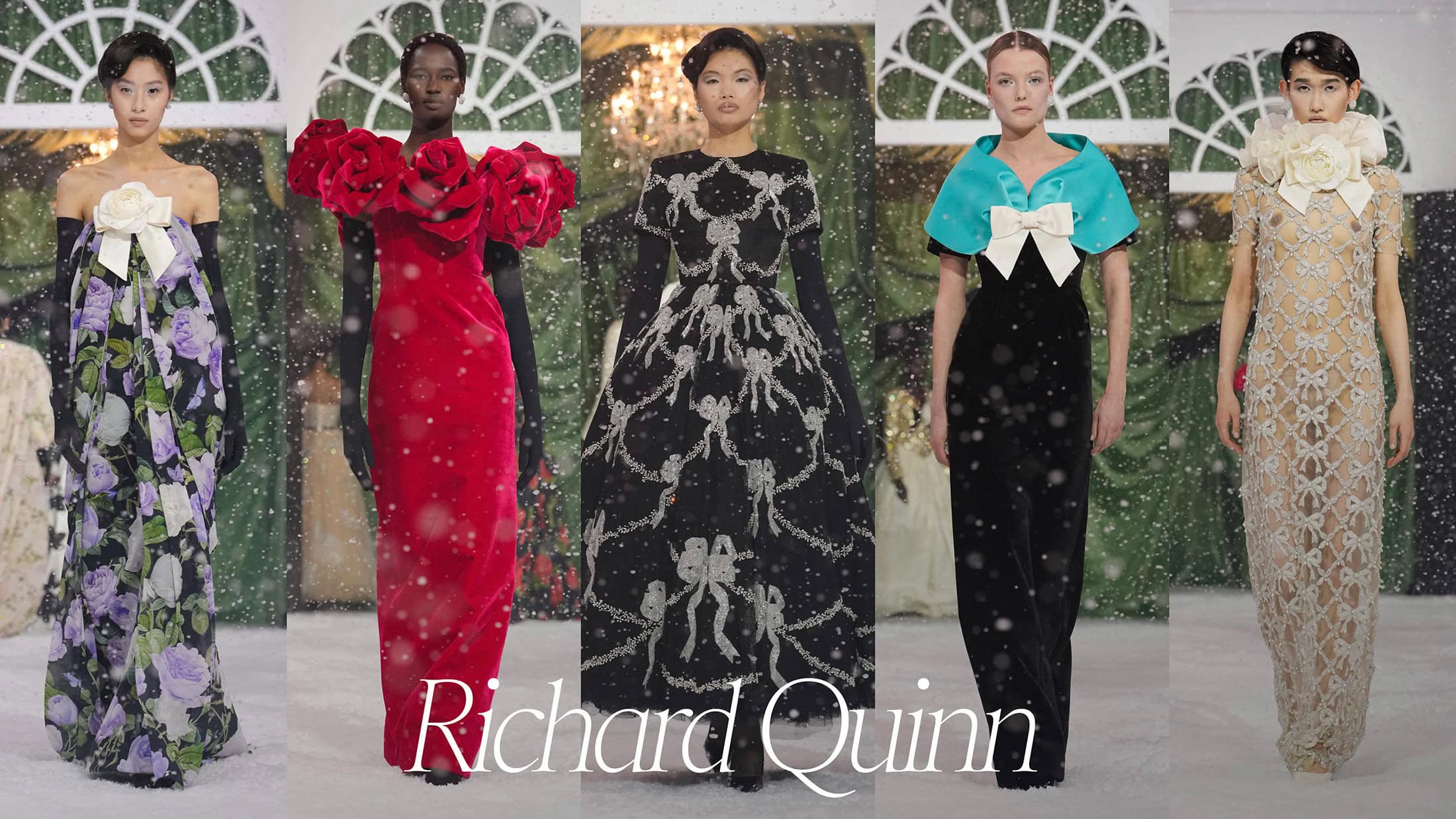 Richard Quinn Fall 2025 Fashion Show