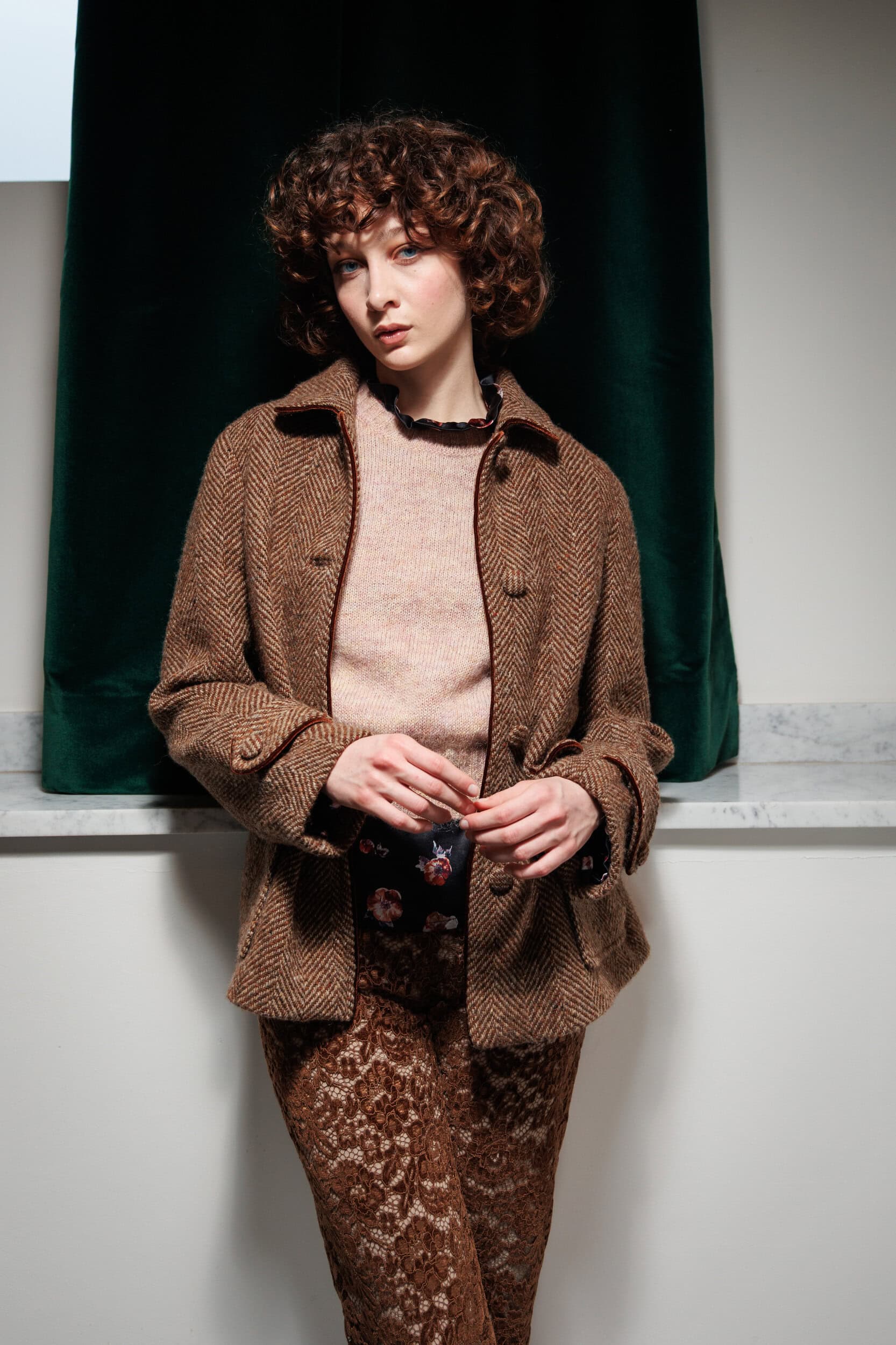 Luisa Beccaria Fall 2025 Fashion Show Backstage