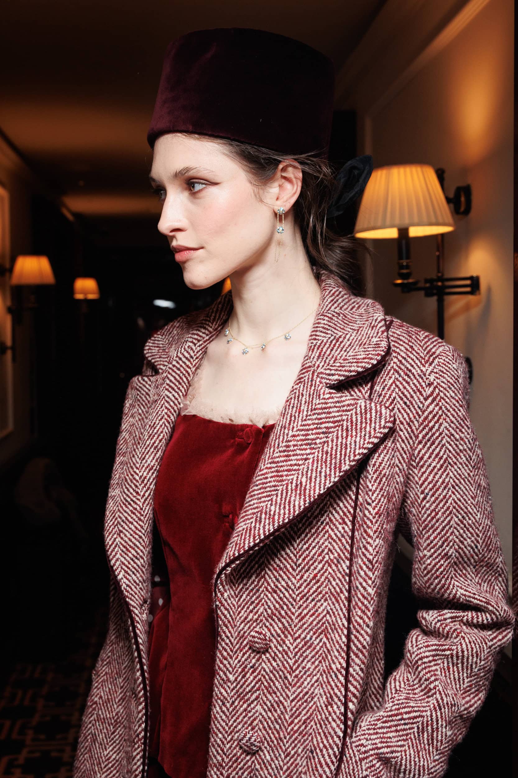 Luisa Beccaria Fall 2025 Fashion Show Backstage