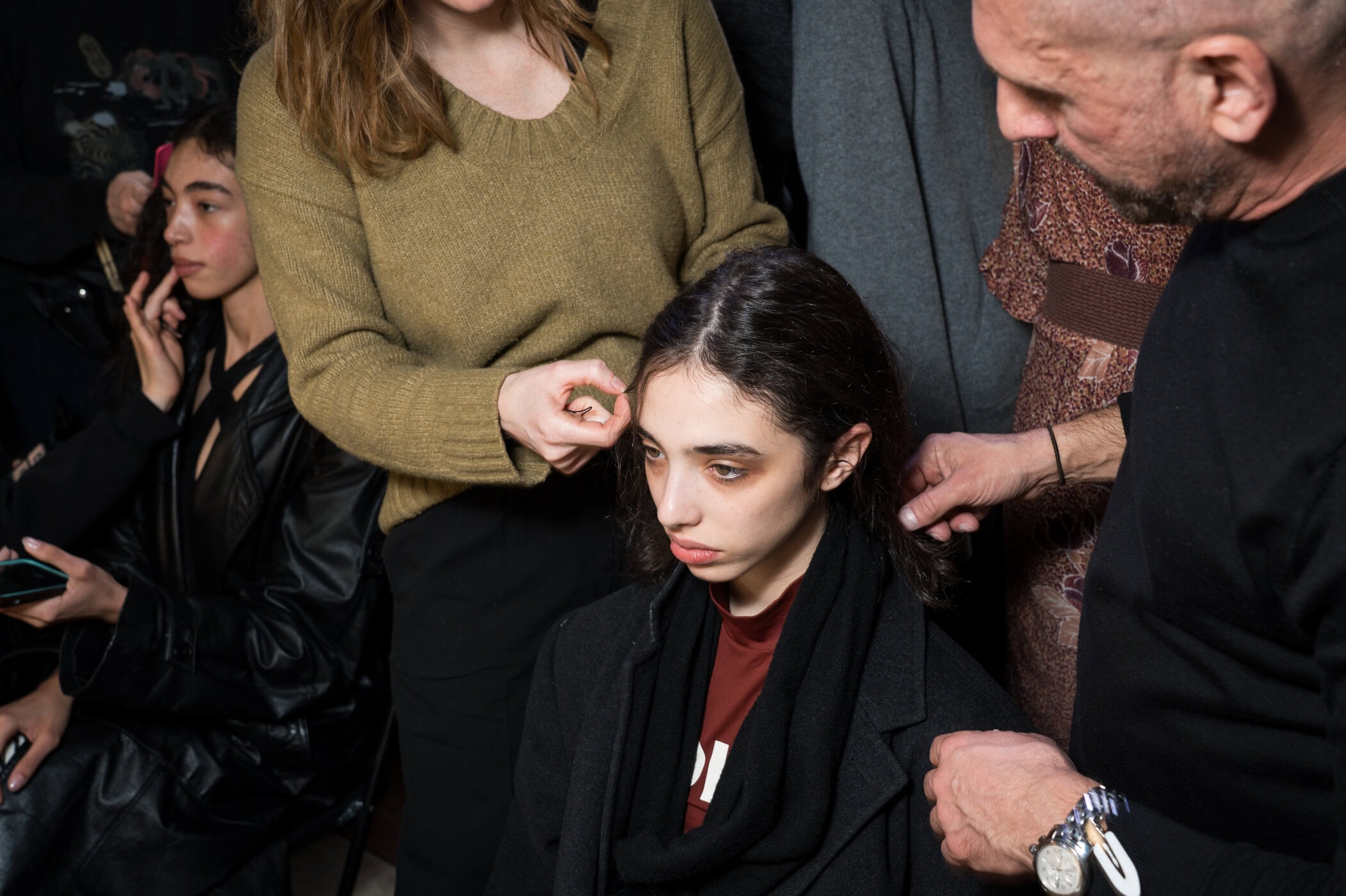 Bora Aksu Fall 2025 Fashion Show Backstage