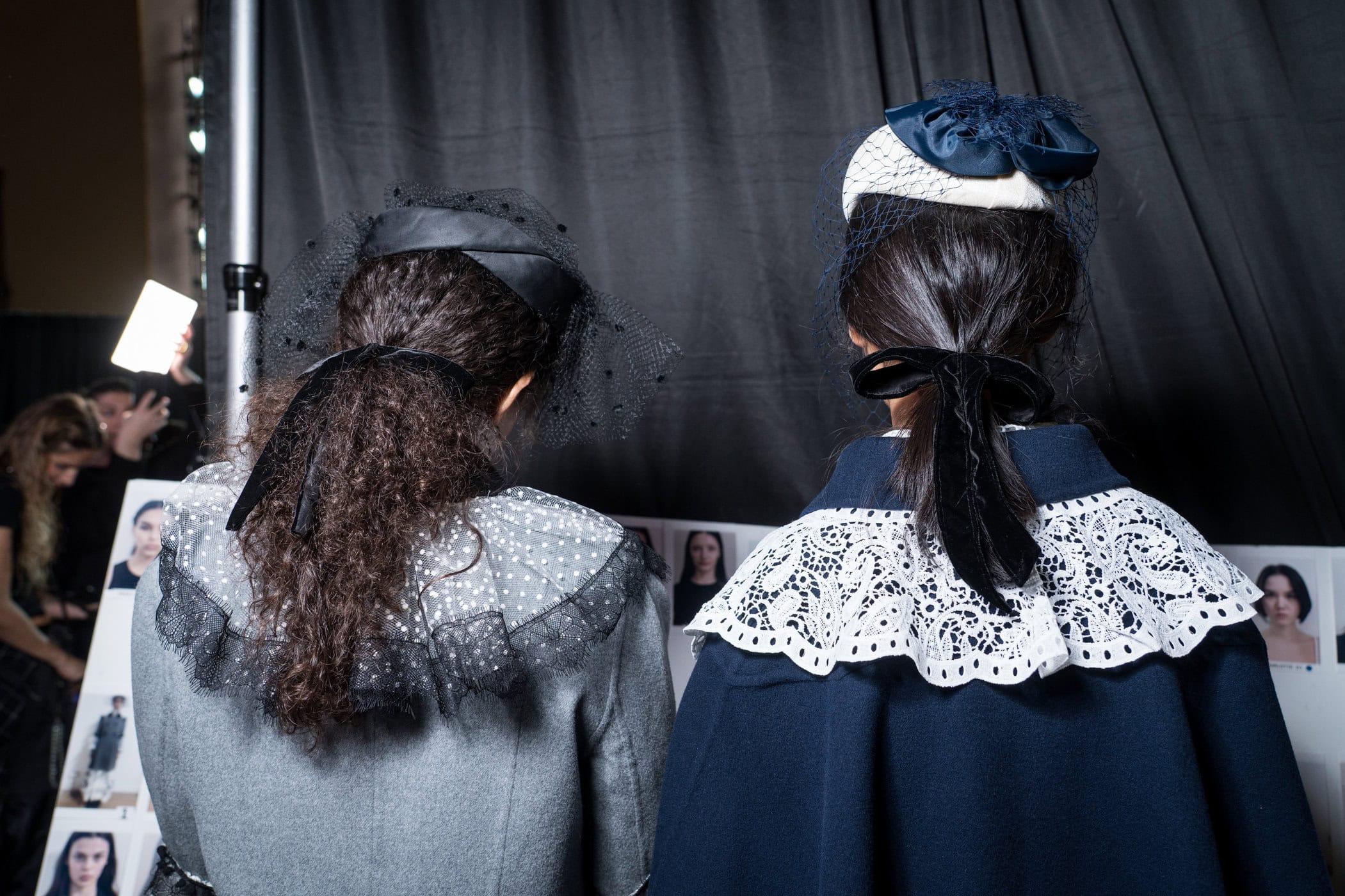 Bora Aksu Fall 2025 Fashion Show Backstage