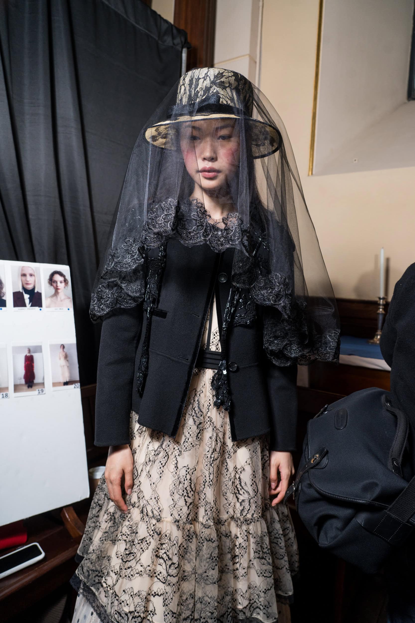 Bora Aksu Fall 2025 Fashion Show Backstage