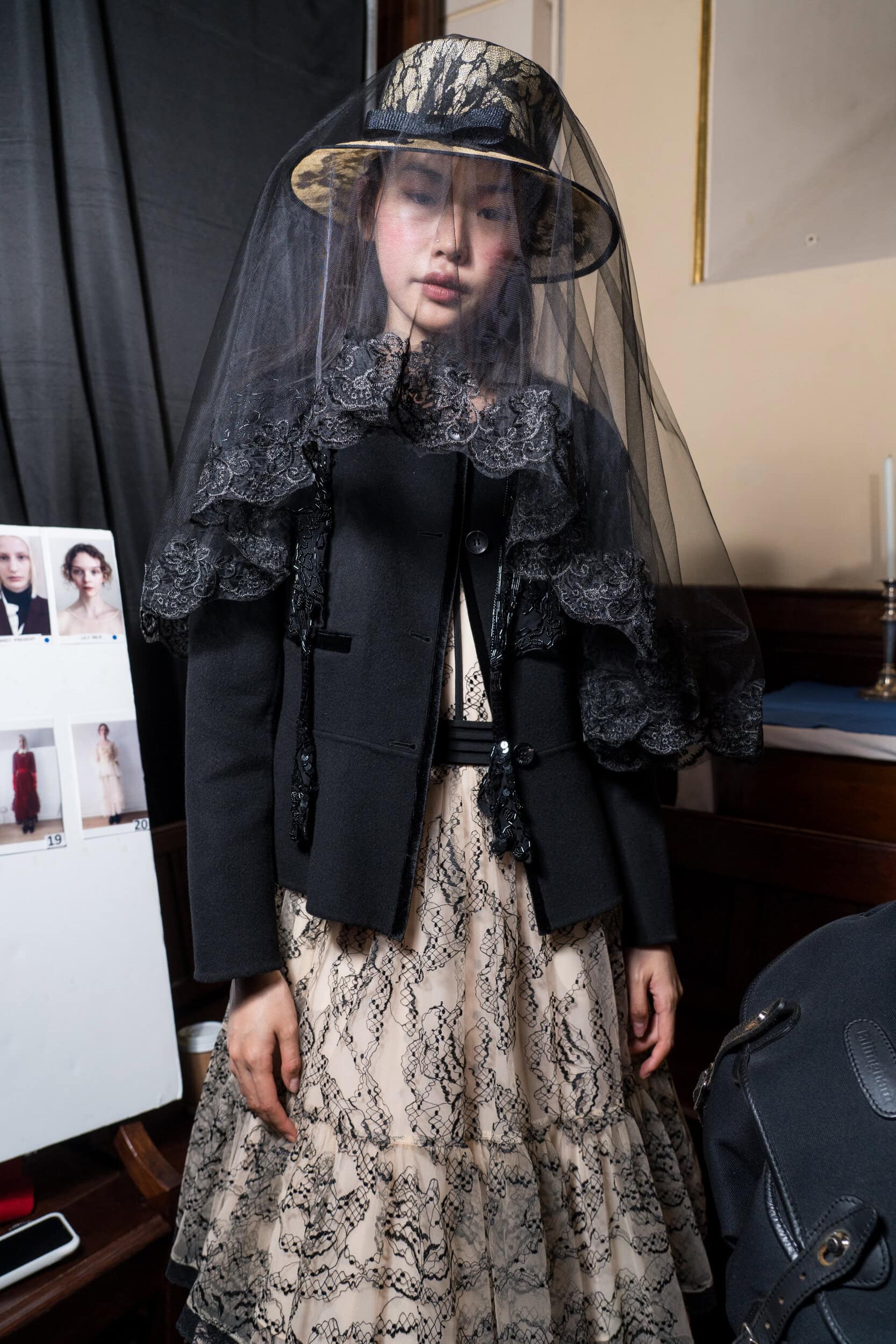 Bora Aksu Fall 2025 Fashion Show Backstage