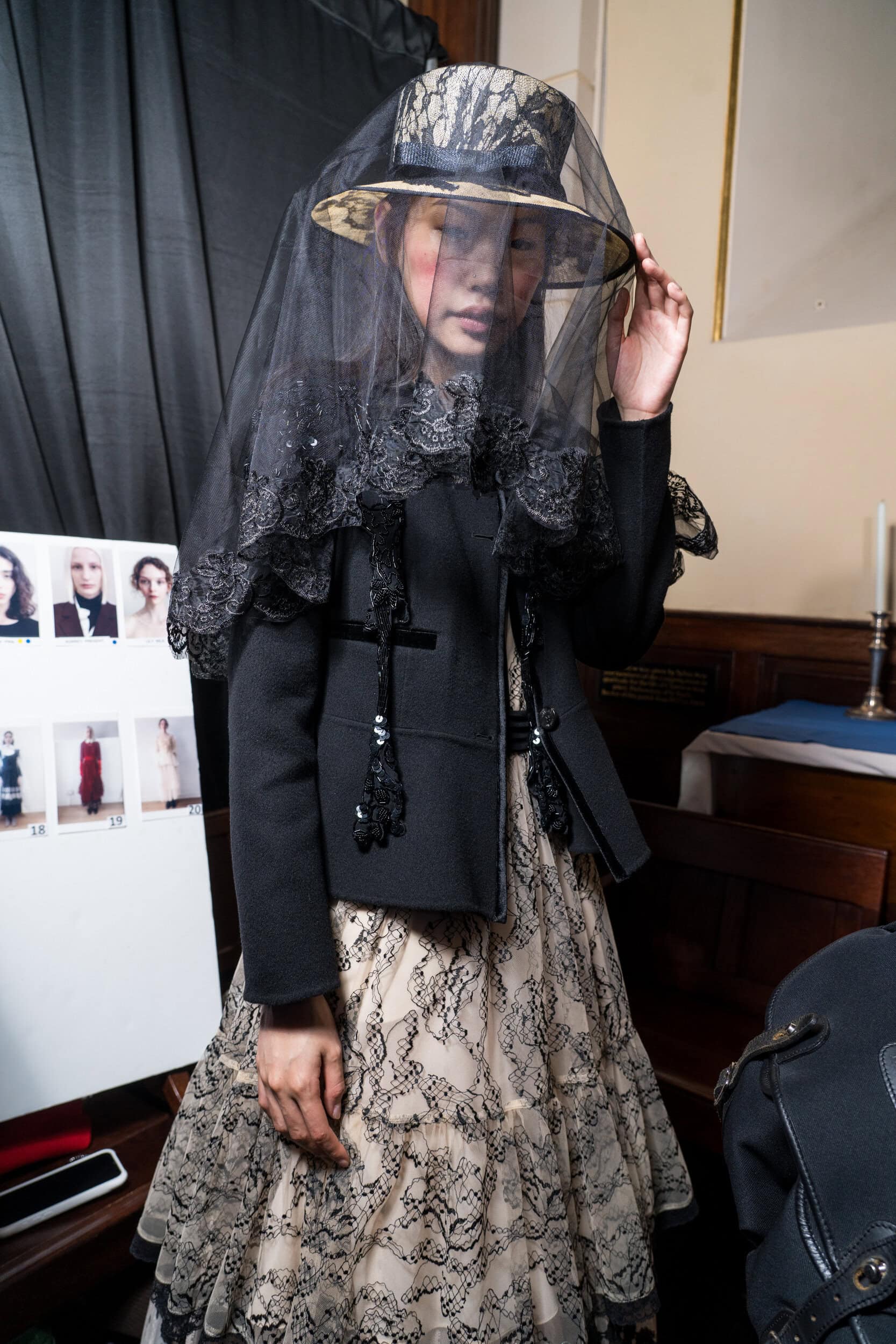 Bora Aksu Fall 2025 Fashion Show Backstage