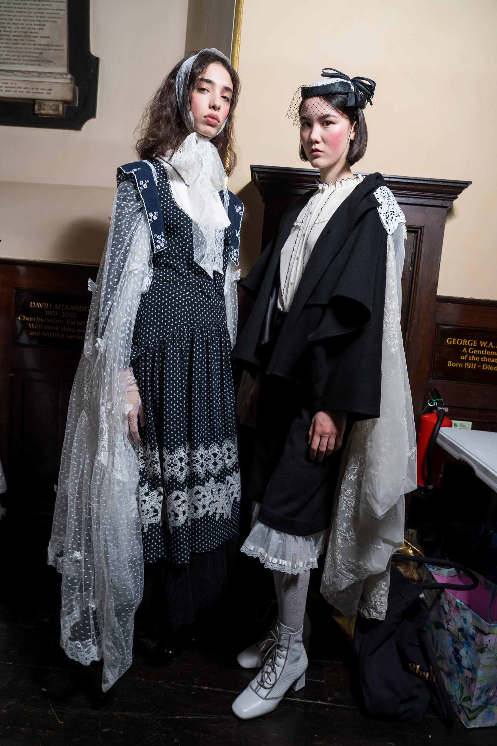 Bora Aksu Fall 2025 Fashion Show Backstage