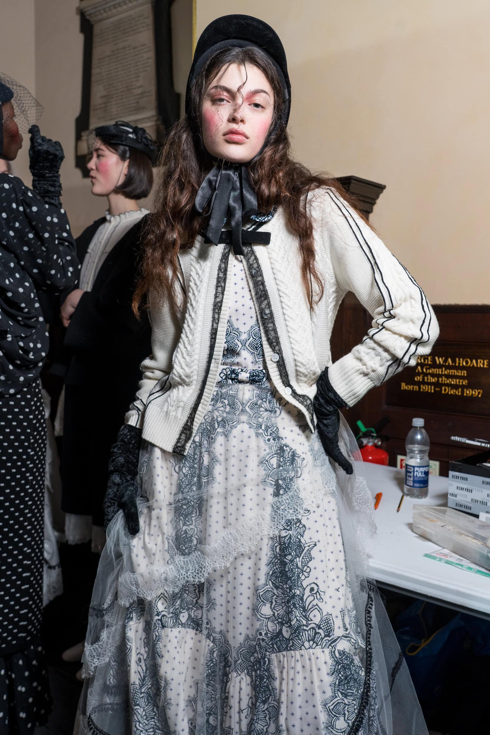 Bora Aksu Fall 2025 Fashion Show Backstage