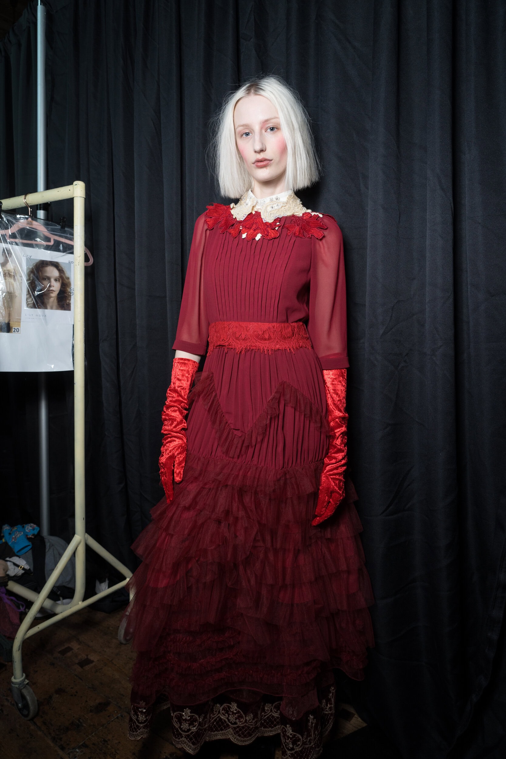 Bora Aksu Fall 2025 Fashion Show Backstage