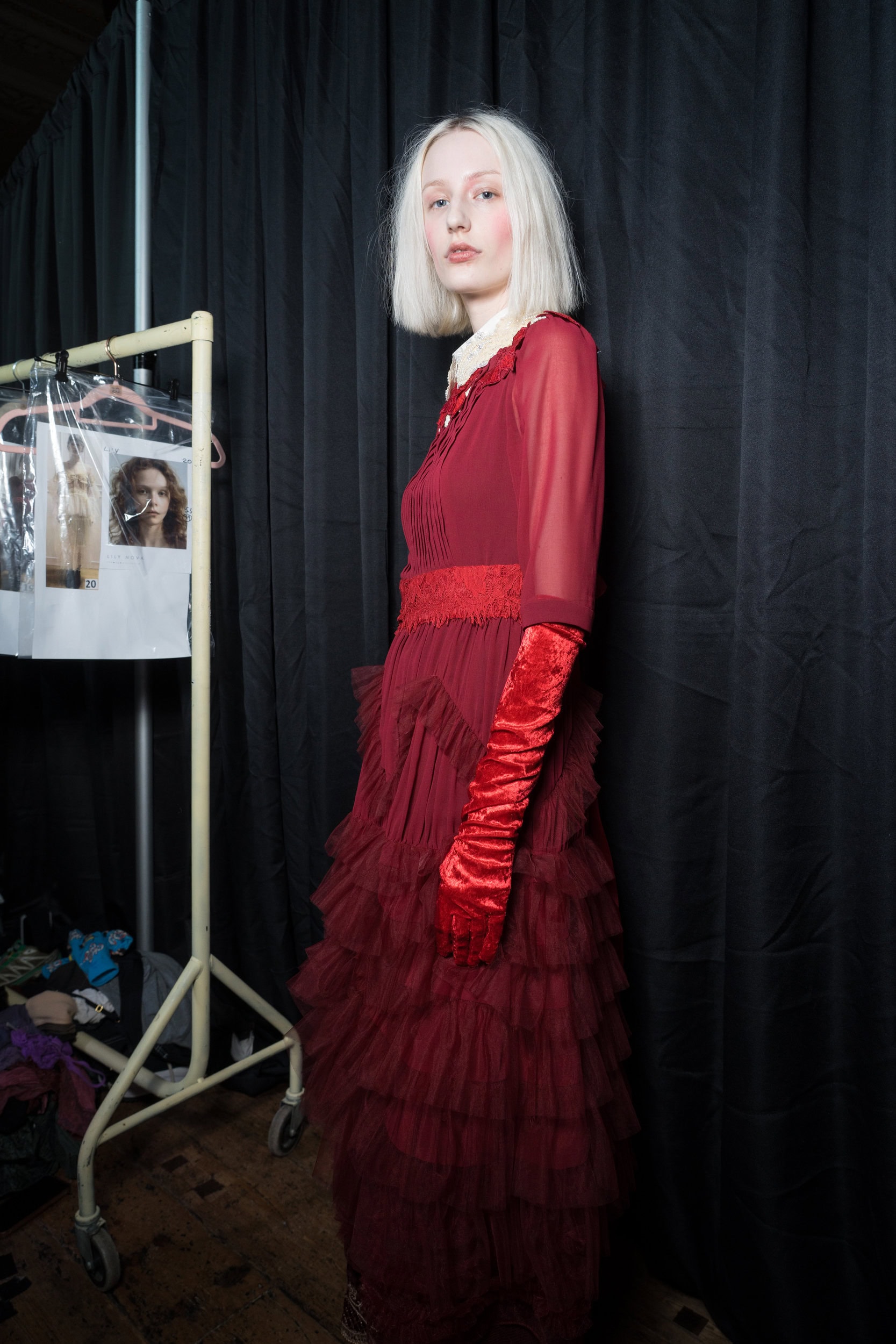 Bora Aksu Fall 2025 Fashion Show Backstage