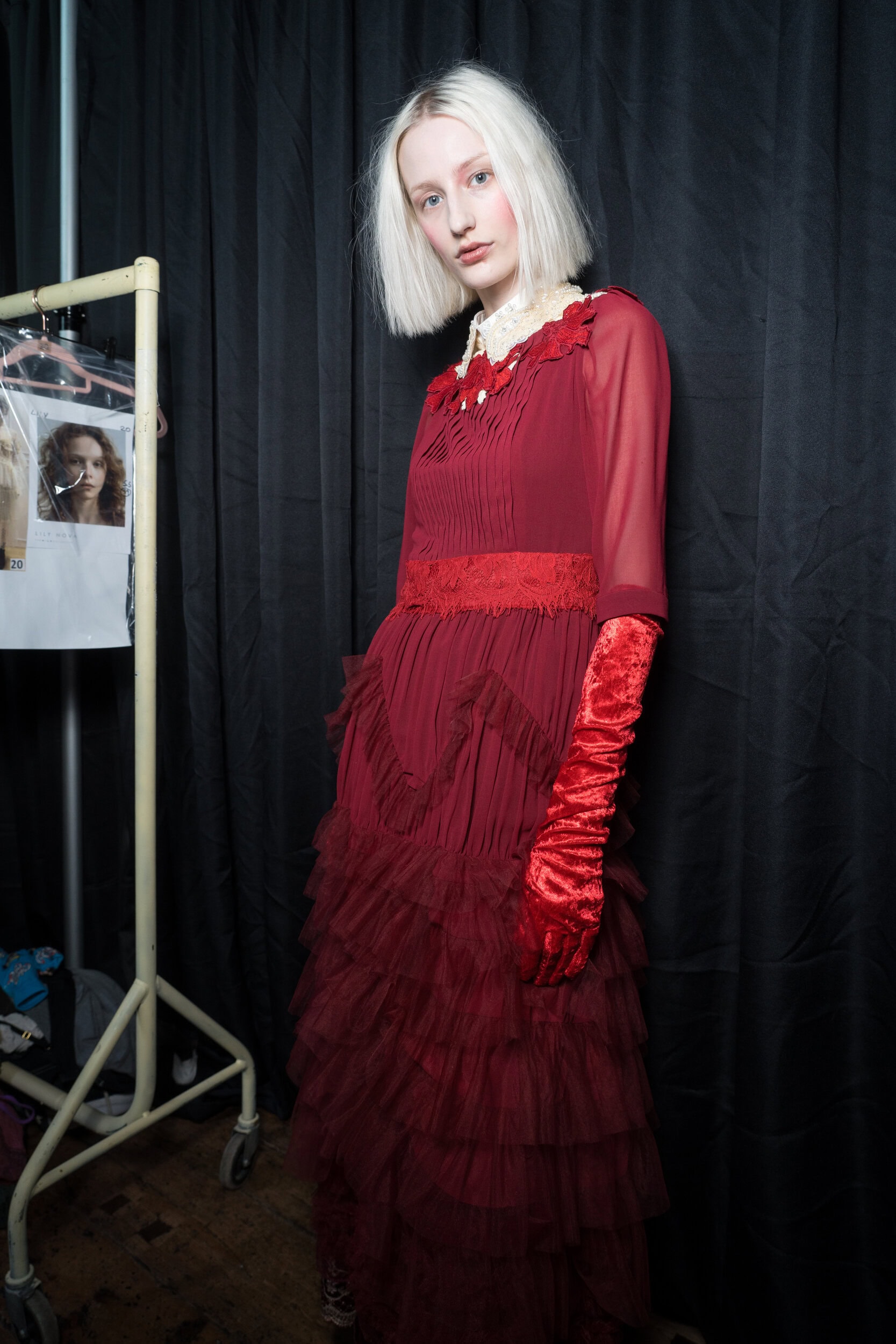 Bora Aksu Fall 2025 Fashion Show Backstage