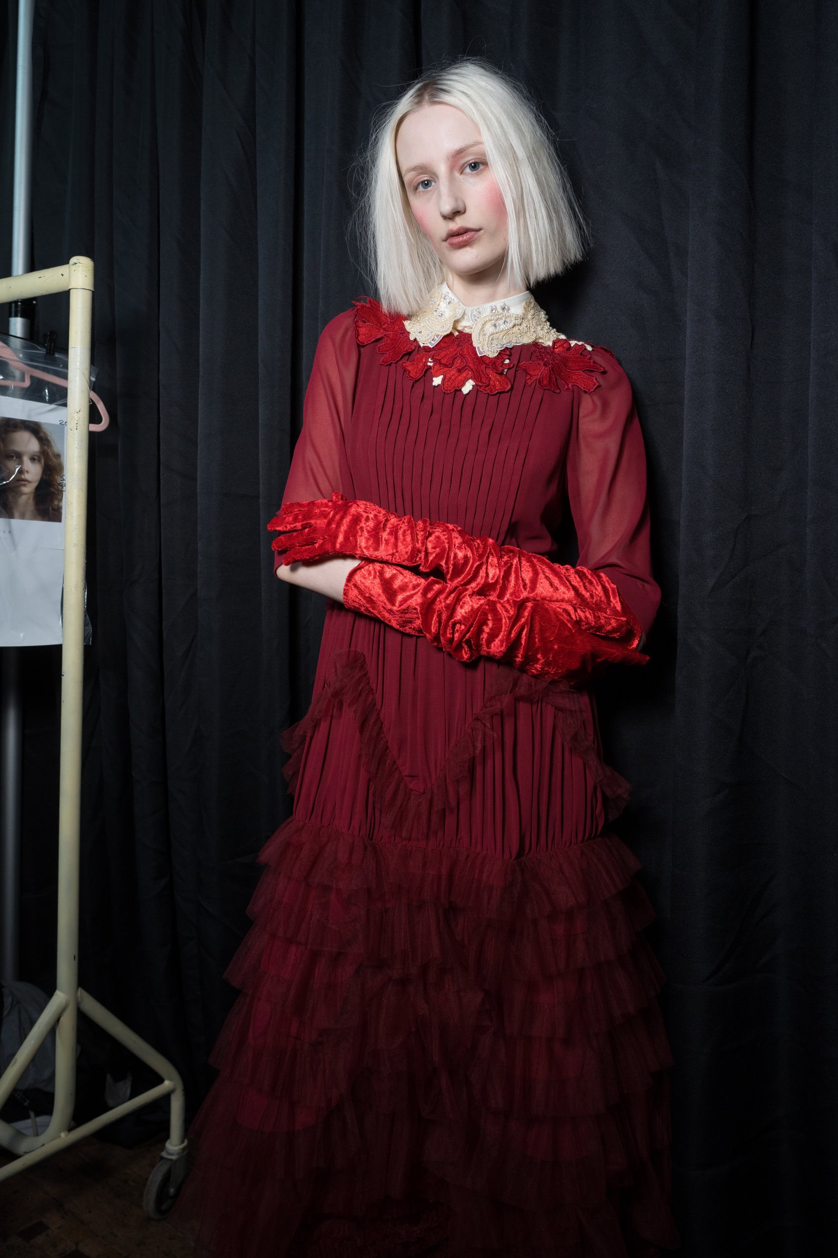 Bora Aksu Fall 2025 Fashion Show Backstage