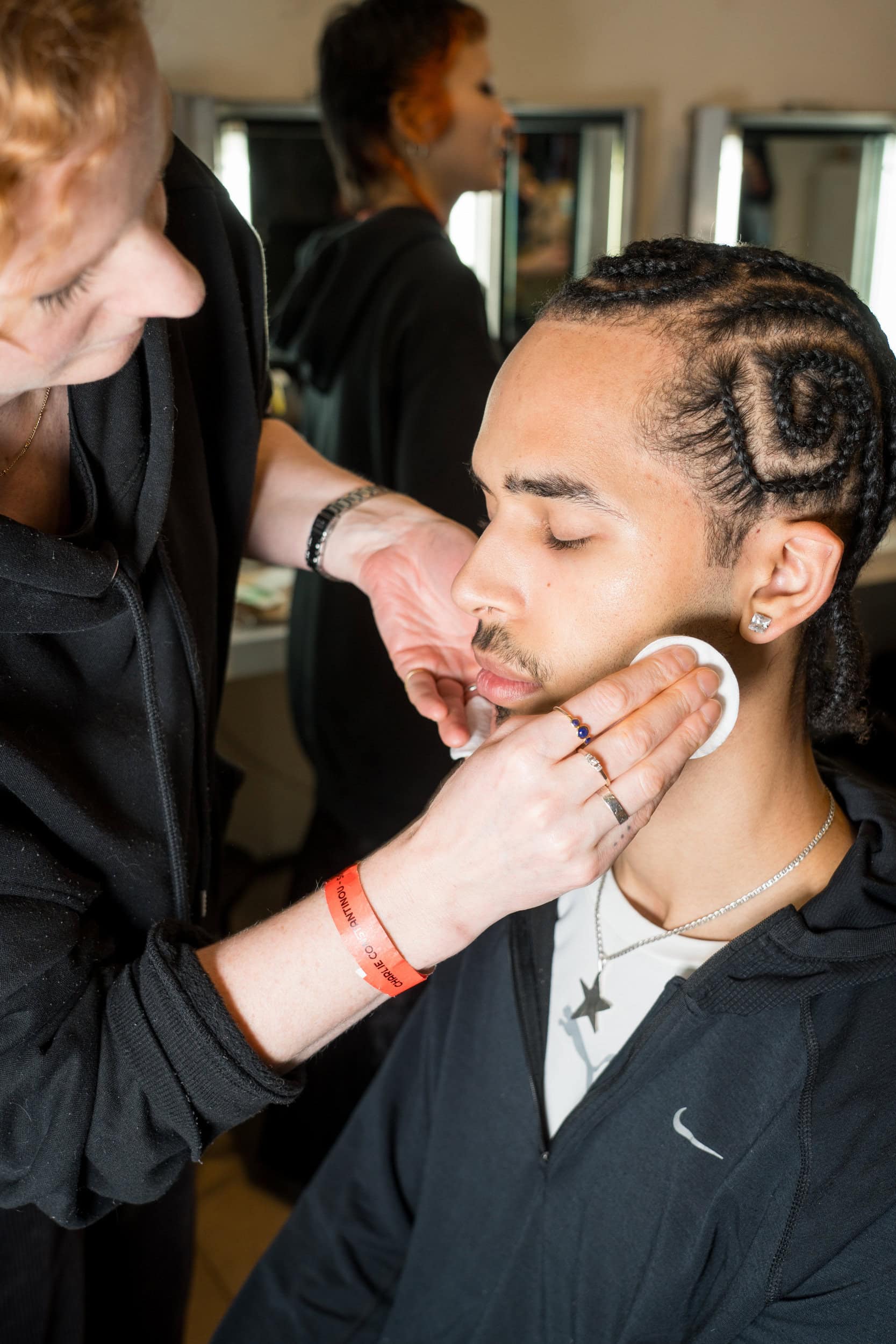 Charlie Constantinou Fall 2025 Fashion Show Backstage