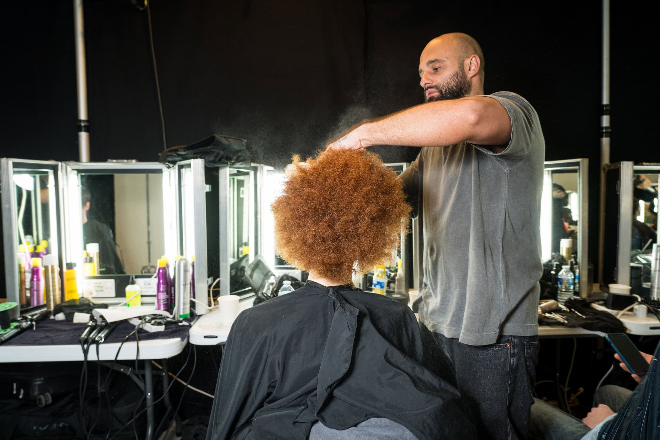 Charlie Constantinou Fall 2025 Fashion Show Backstage