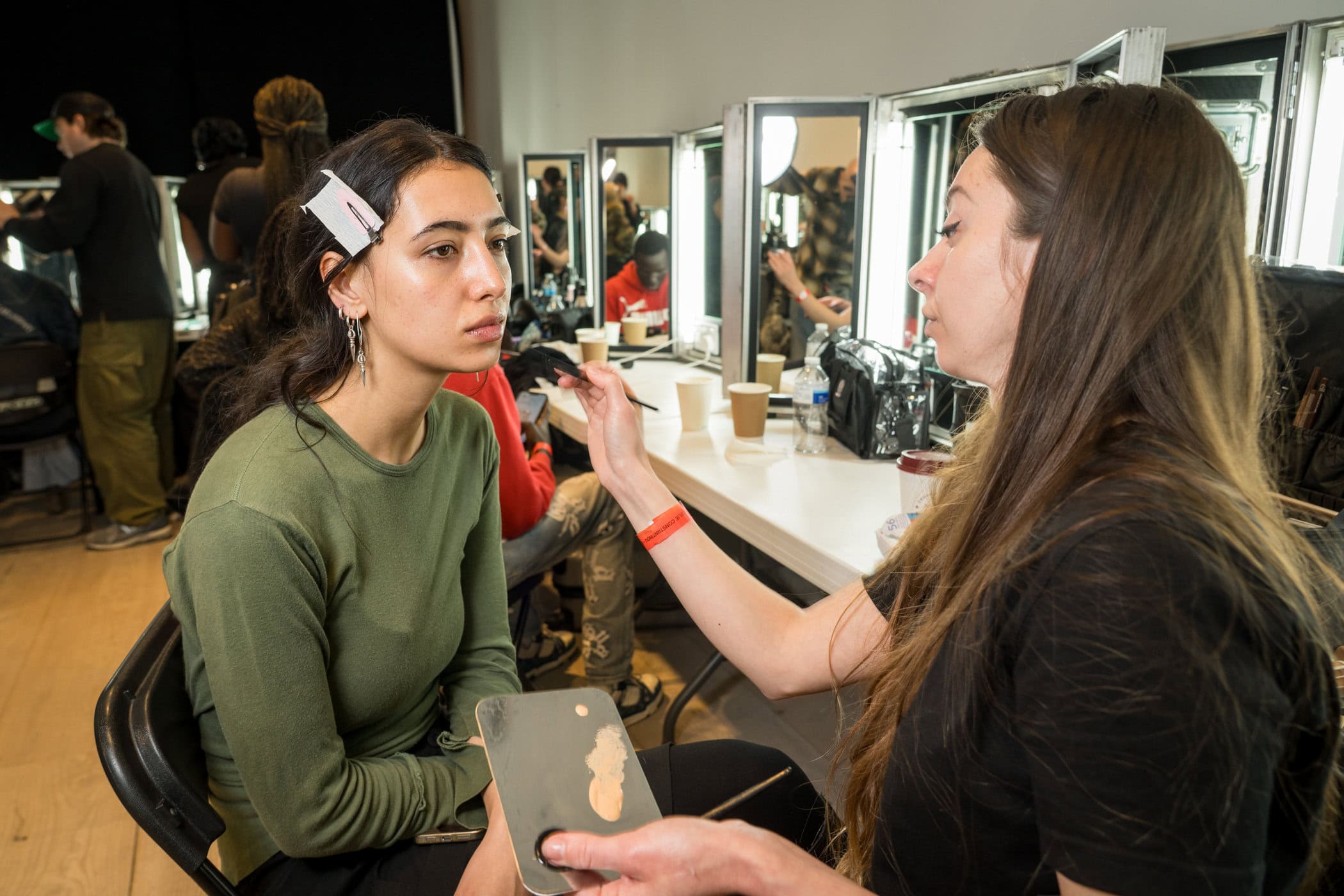 Charlie Constantinou Fall 2025 Fashion Show Backstage