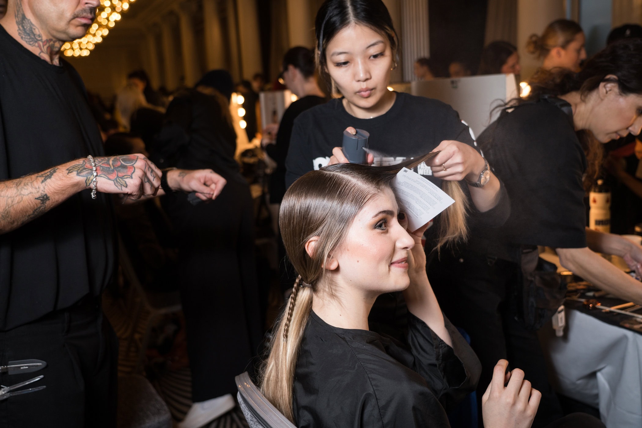 Paul Costelloe  Fall 2025 Fashion Show Backstage