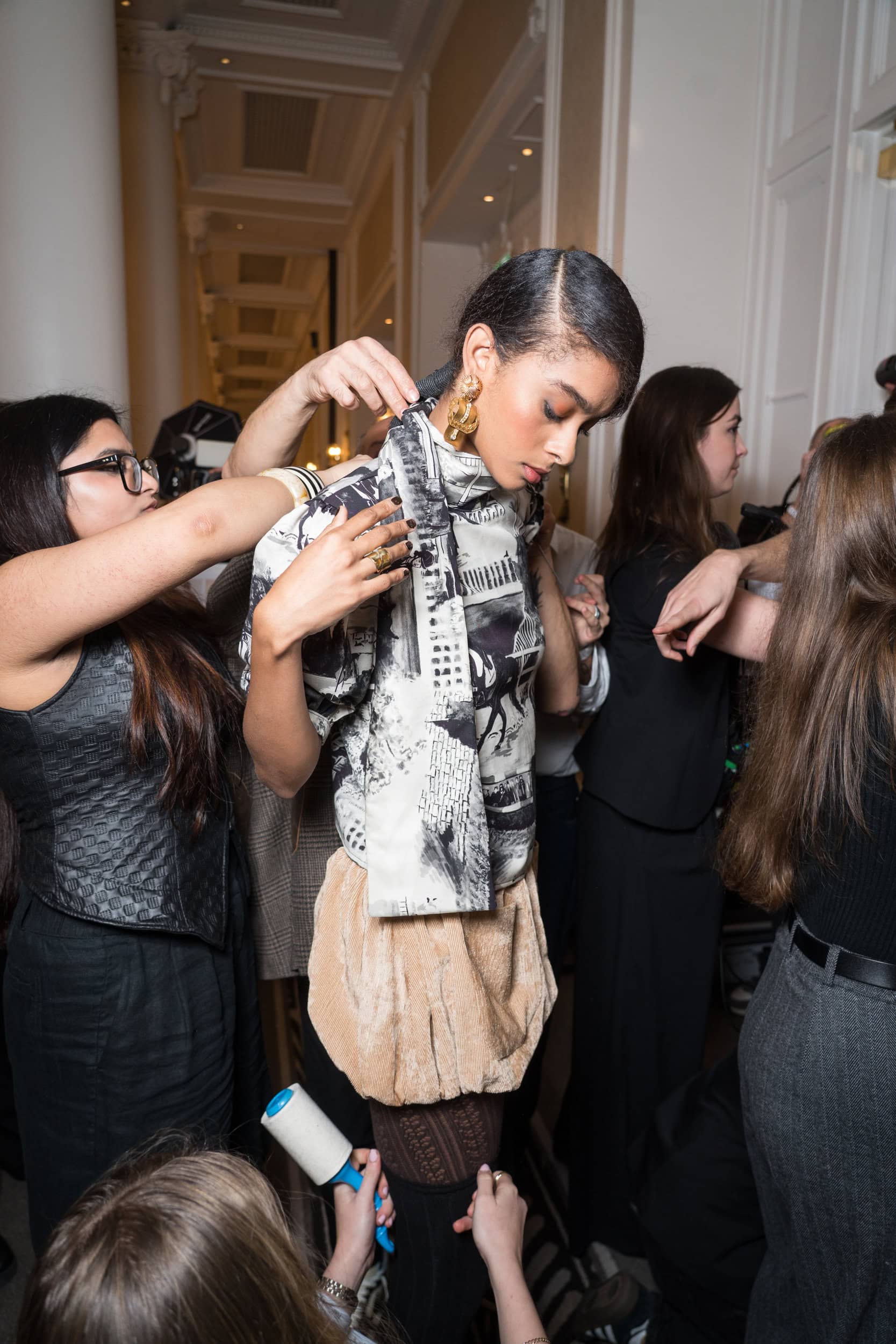 Paul Costelloe  Fall 2025 Fashion Show Backstage