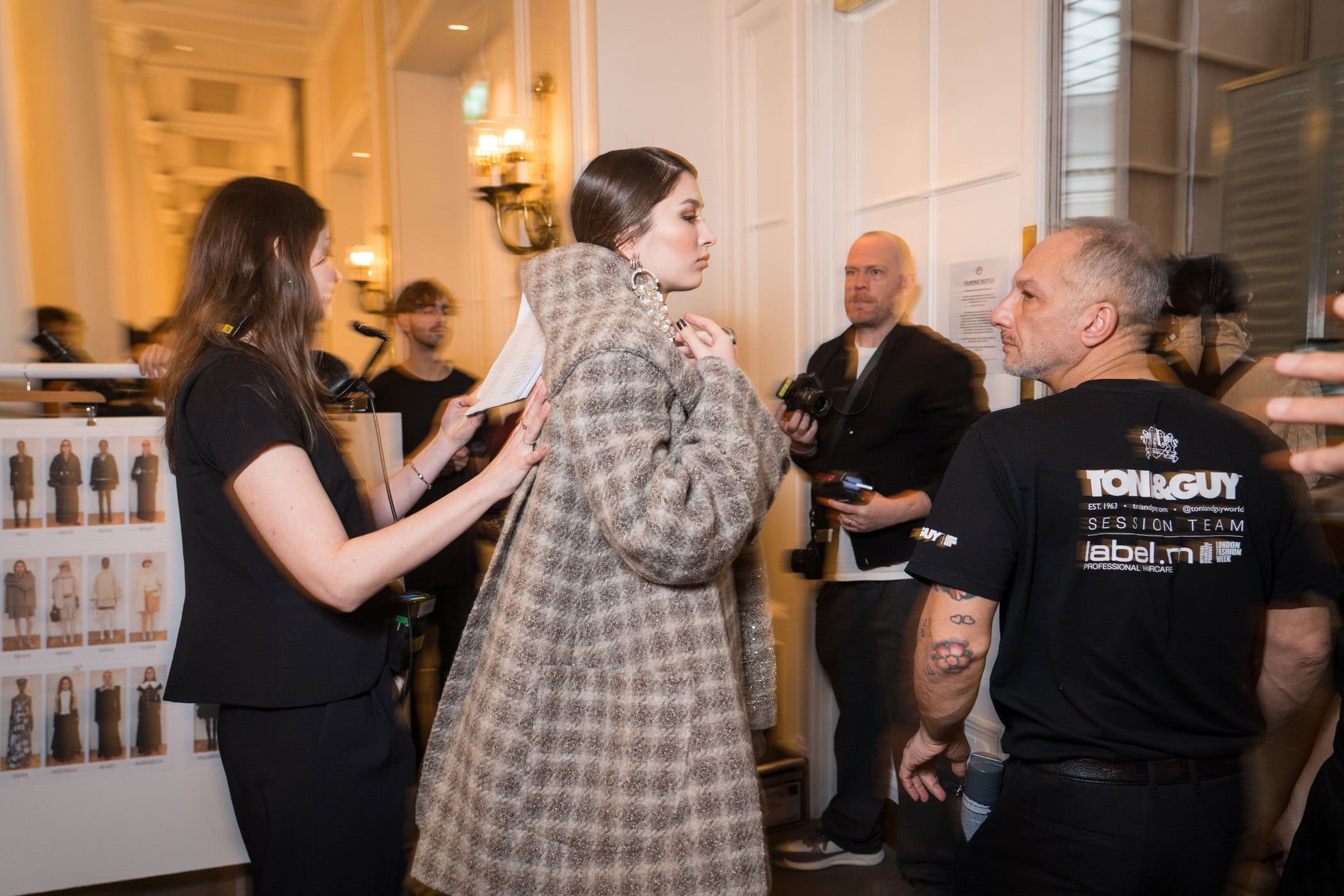 Paul Costelloe  Fall 2025 Fashion Show Backstage