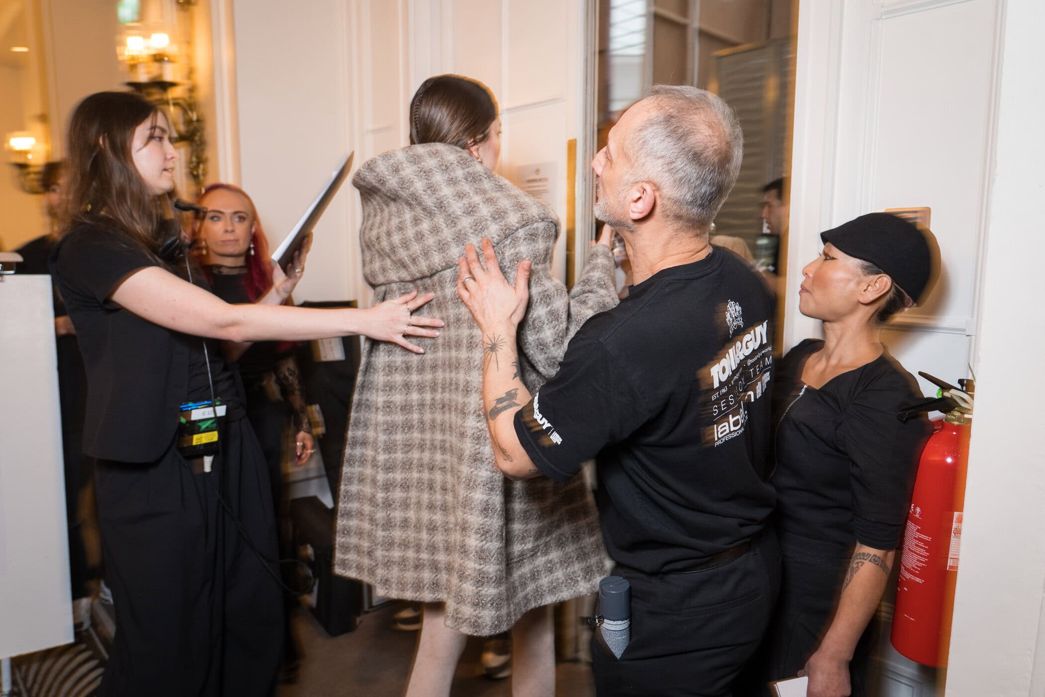 Paul Costelloe  Fall 2025 Fashion Show Backstage