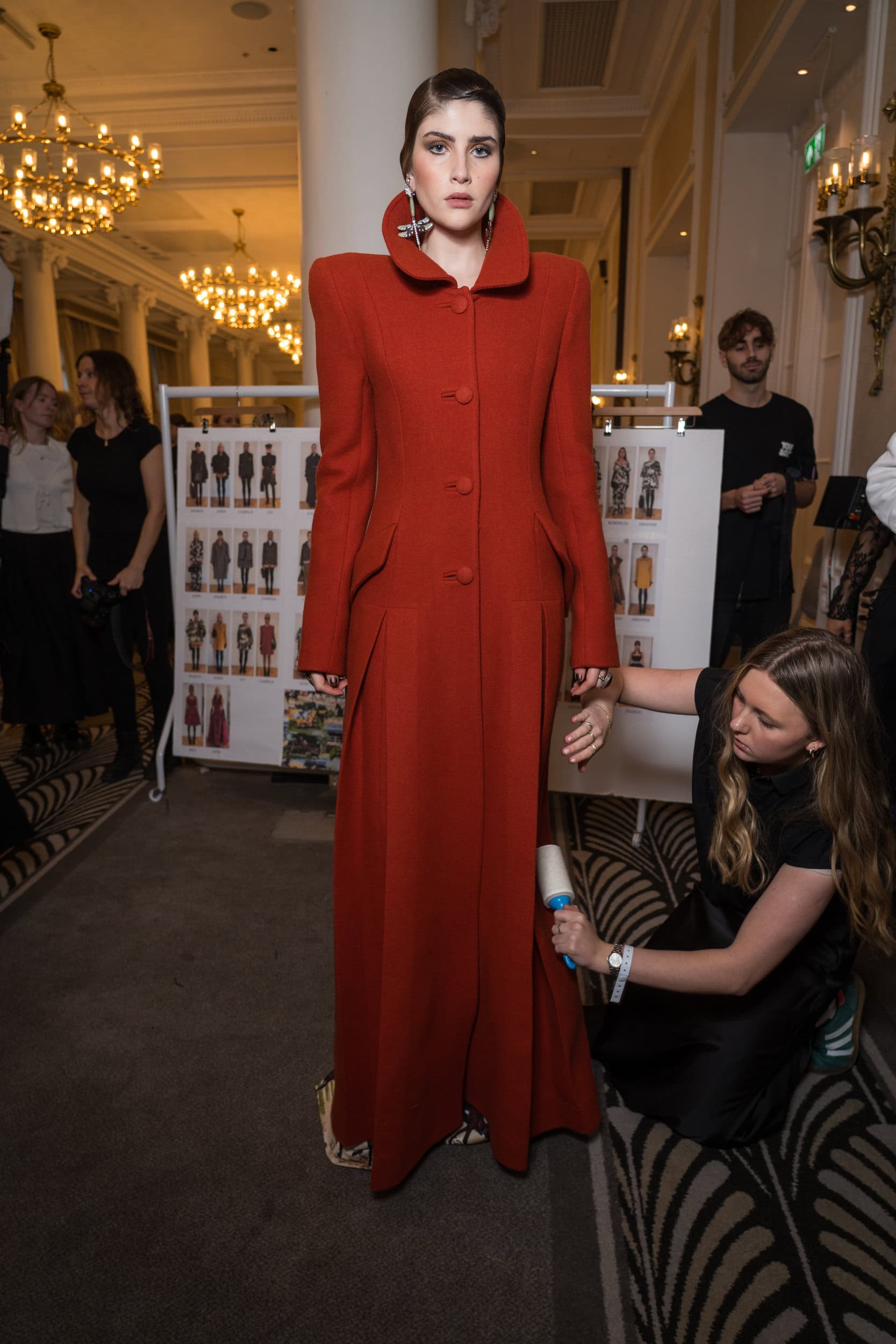 Paul Costelloe  Fall 2025 Fashion Show Backstage