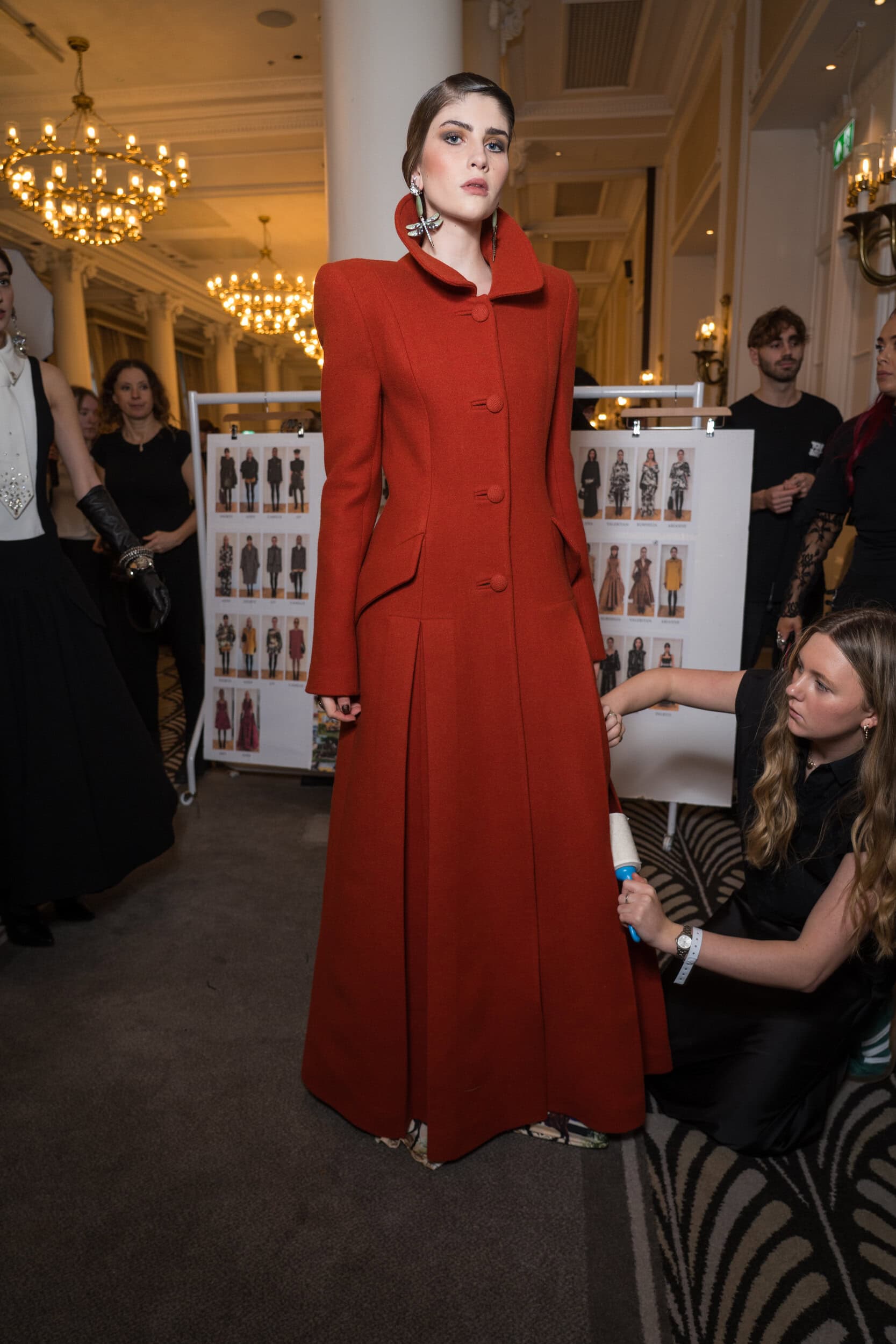 Paul Costelloe  Fall 2025 Fashion Show Backstage