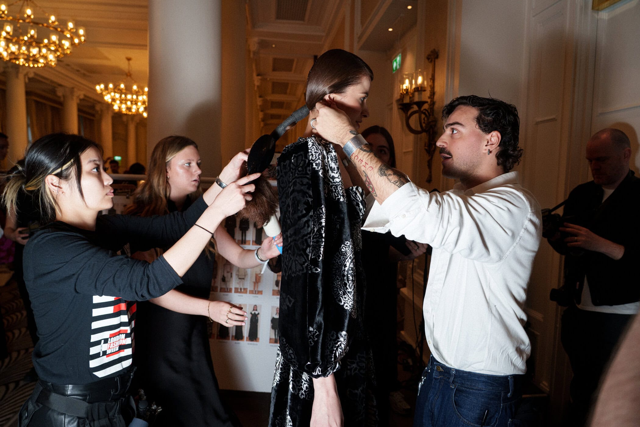 Paul Costelloe  Fall 2025 Fashion Show Backstage