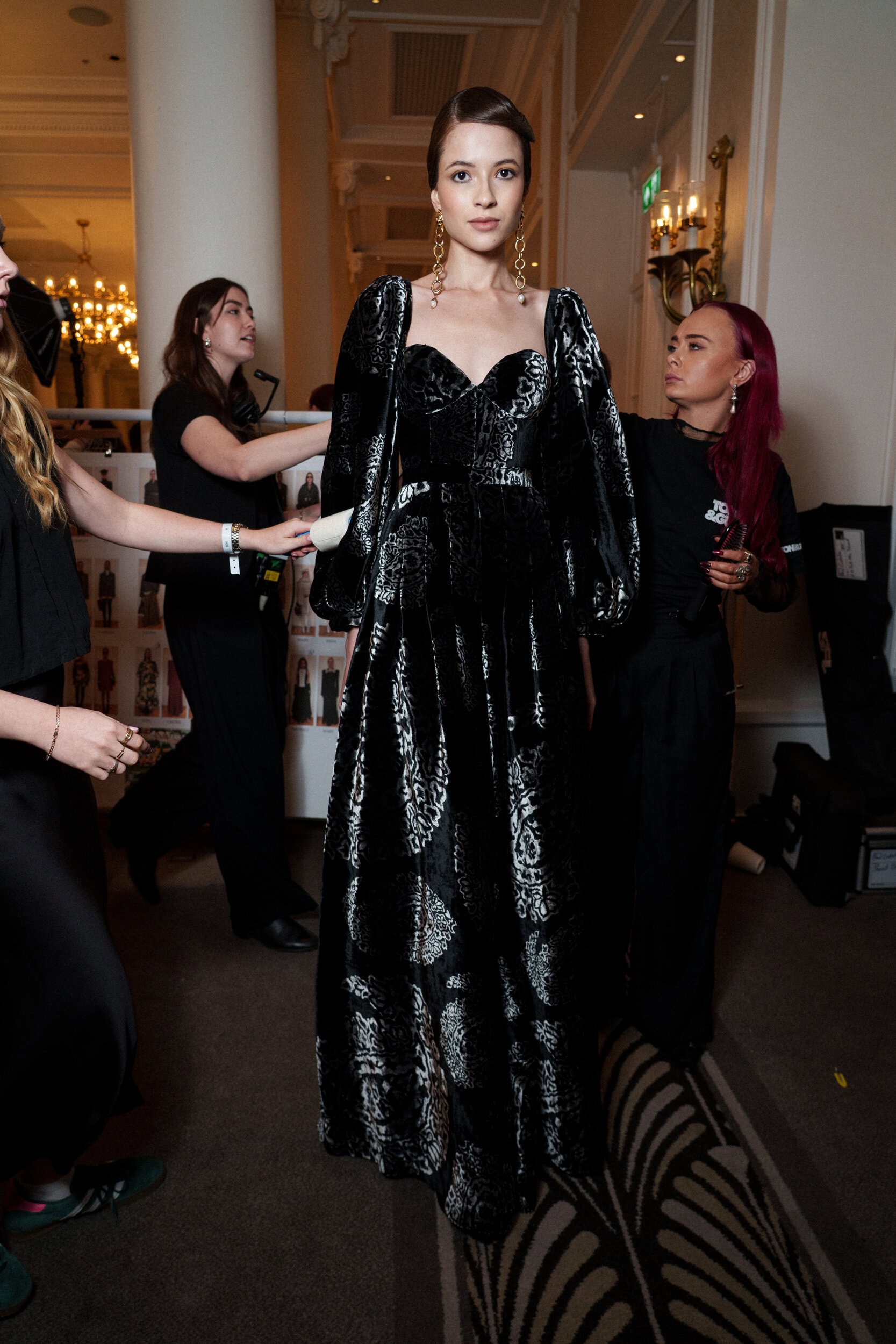 Paul Costelloe  Fall 2025 Fashion Show Backstage