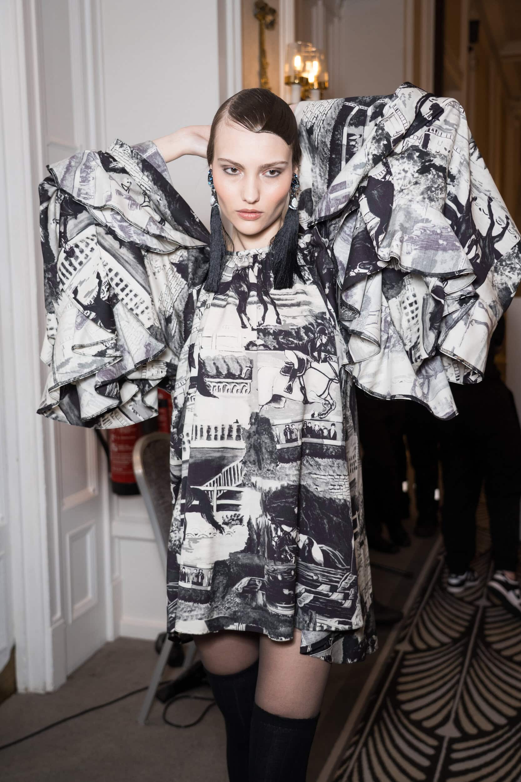 Paul Costelloe  Fall 2025 Fashion Show Backstage