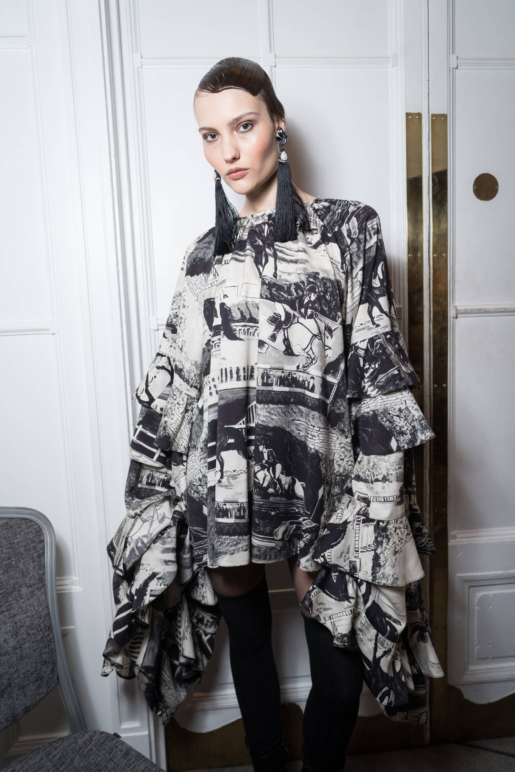 Paul Costelloe  Fall 2025 Fashion Show Backstage