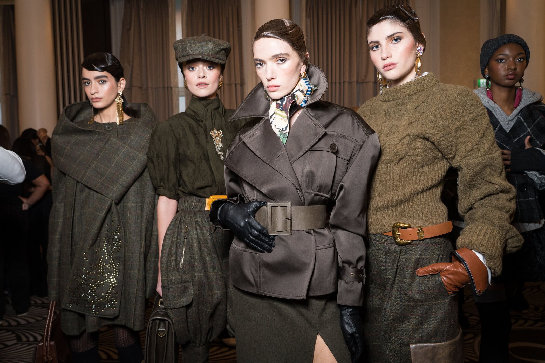 Paul Costelloe  Fall 2025 Fashion Show Backstage