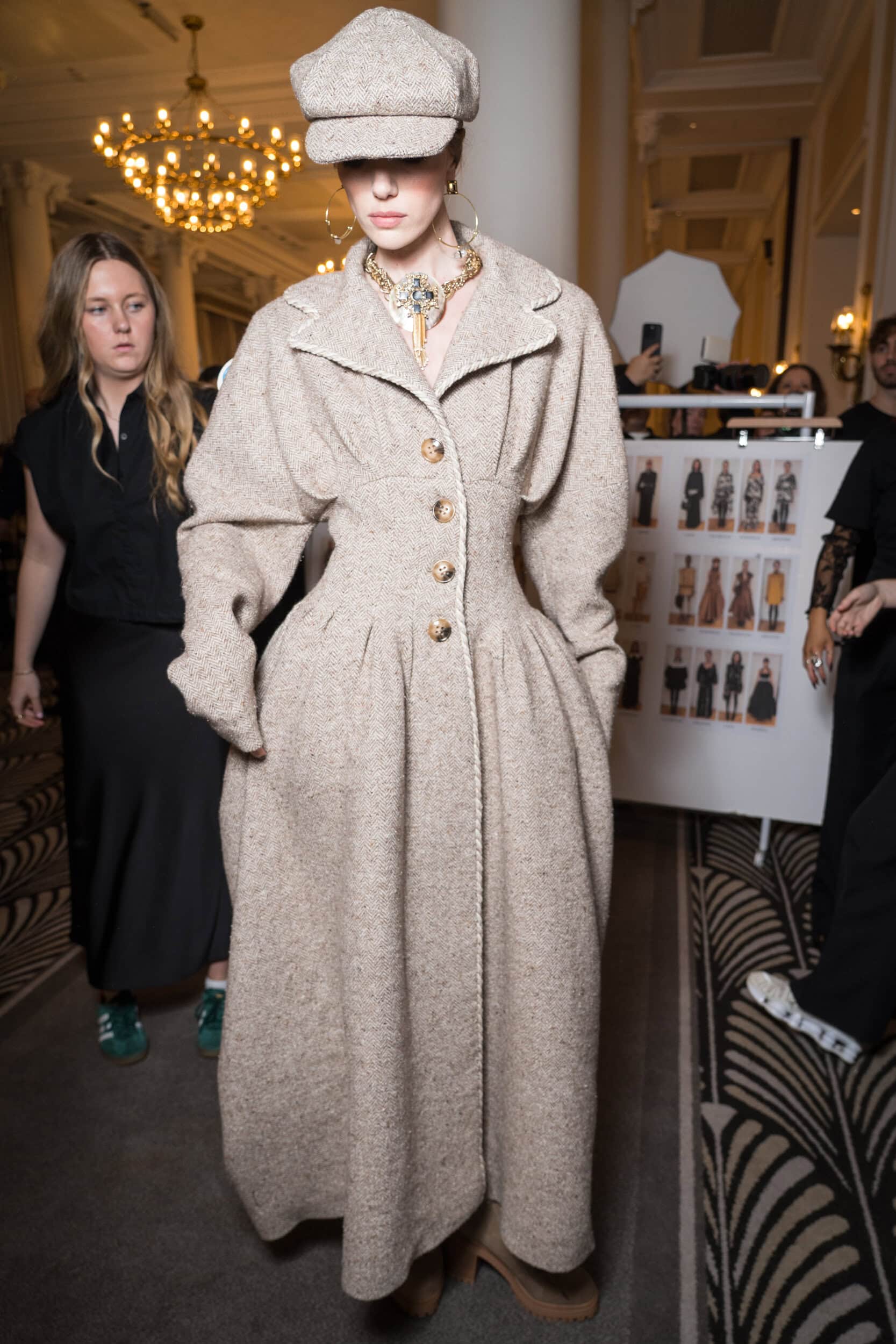 Paul Costelloe  Fall 2025 Fashion Show Backstage