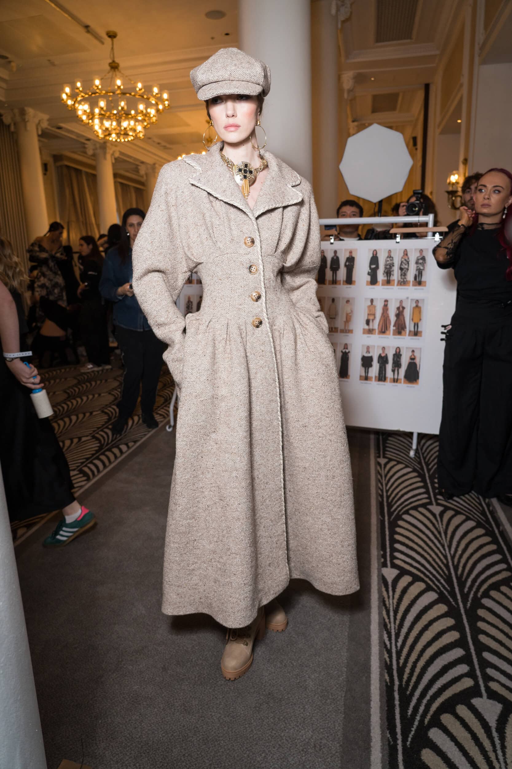 Paul Costelloe  Fall 2025 Fashion Show Backstage