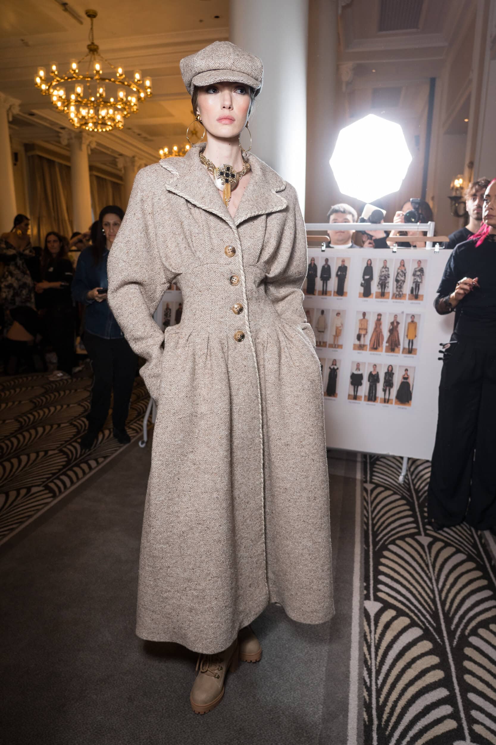 Paul Costelloe  Fall 2025 Fashion Show Backstage