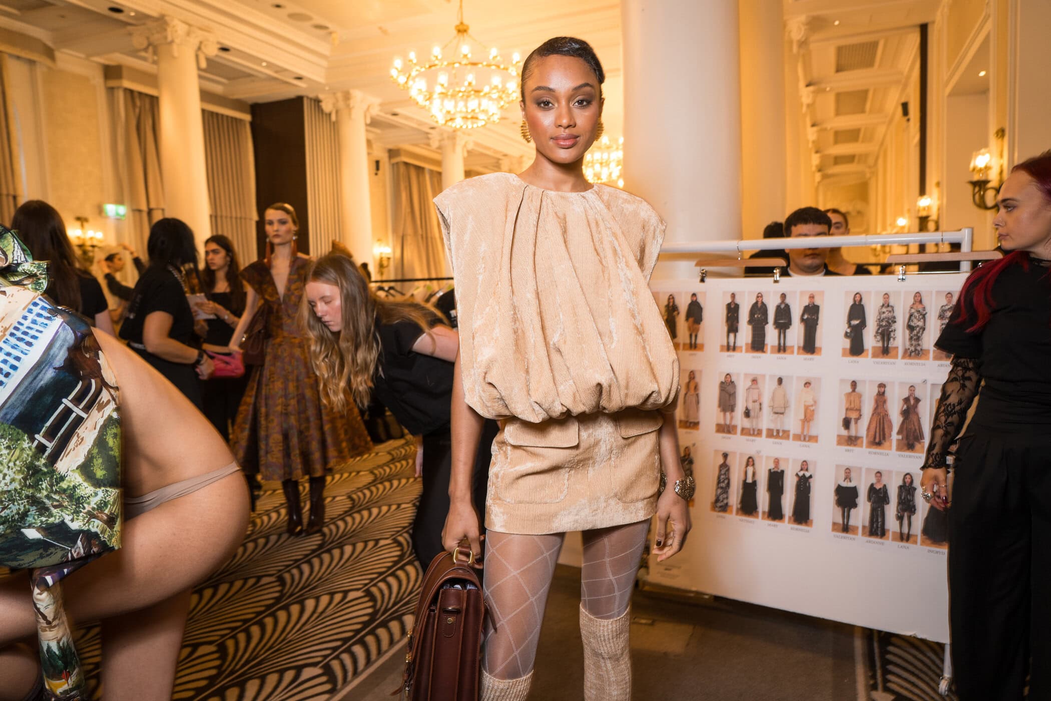 Paul Costelloe  Fall 2025 Fashion Show Backstage