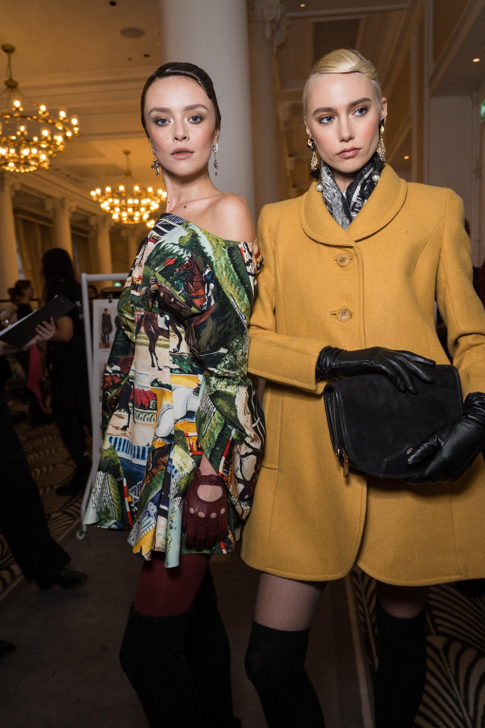 Paul Costelloe  Fall 2025 Fashion Show Backstage