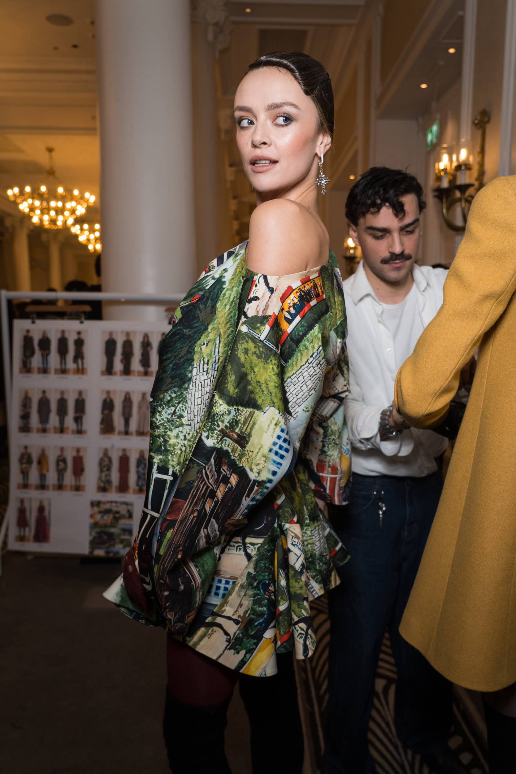 Paul Costelloe  Fall 2025 Fashion Show Backstage