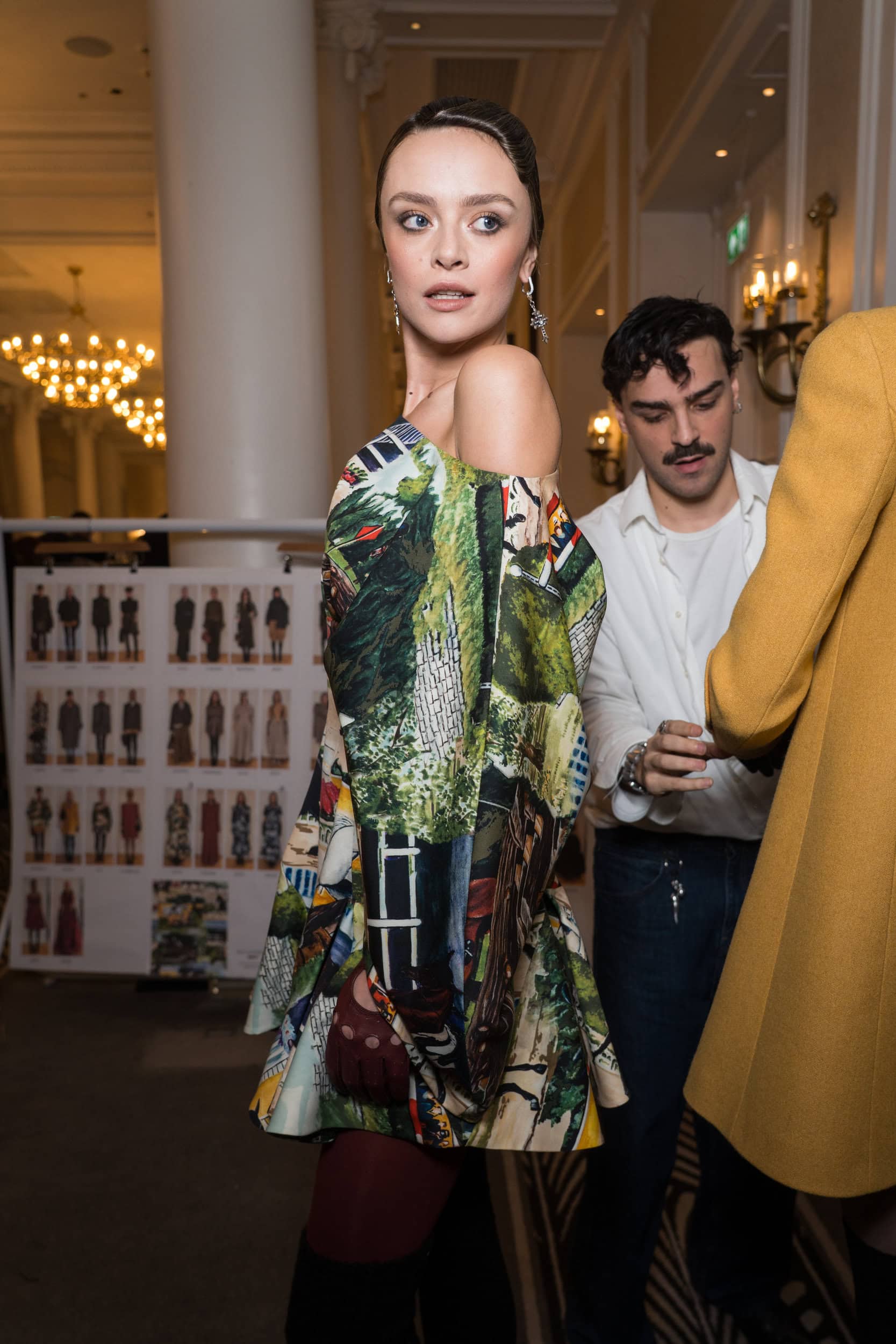 Paul Costelloe  Fall 2025 Fashion Show Backstage