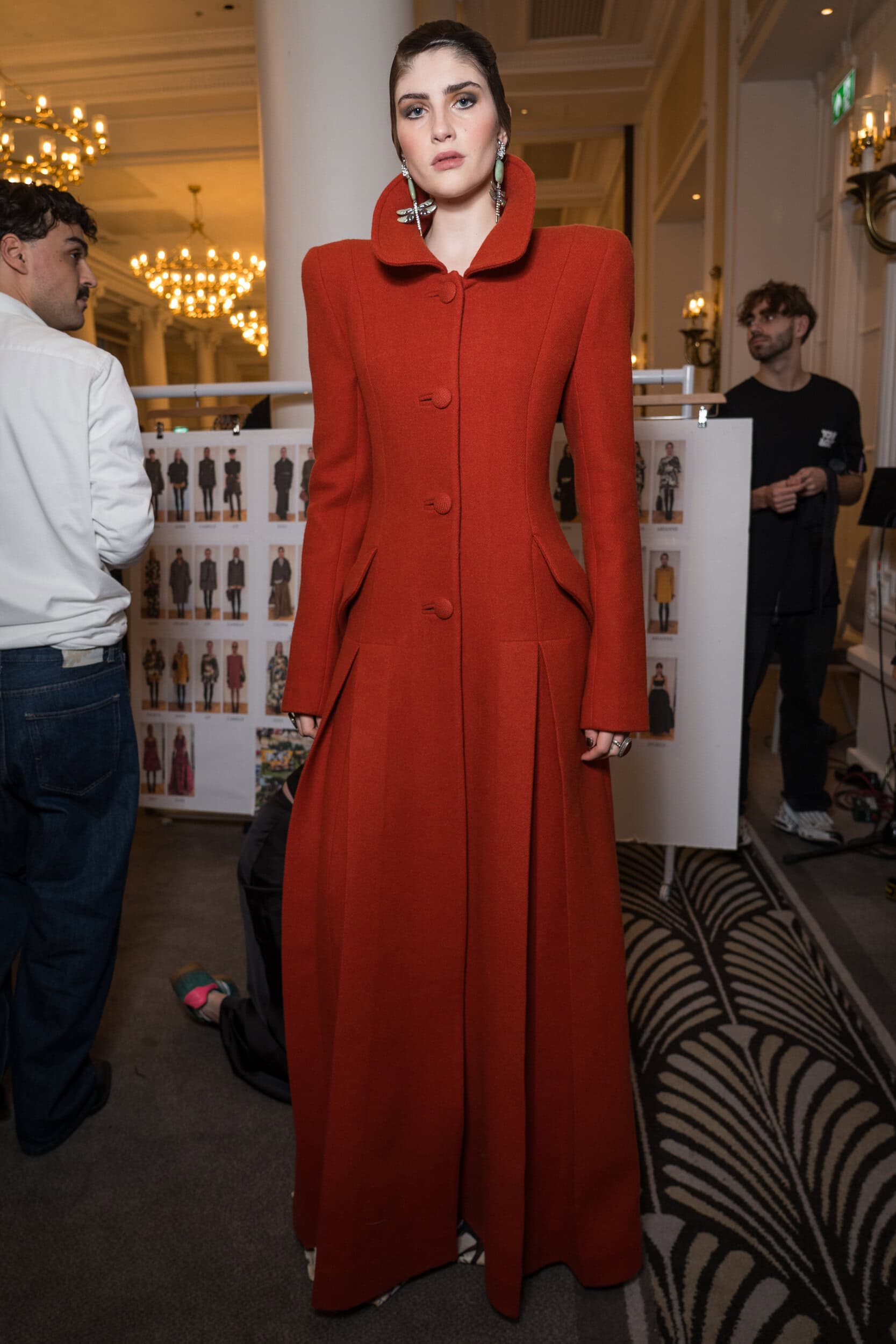 Paul Costelloe  Fall 2025 Fashion Show Backstage